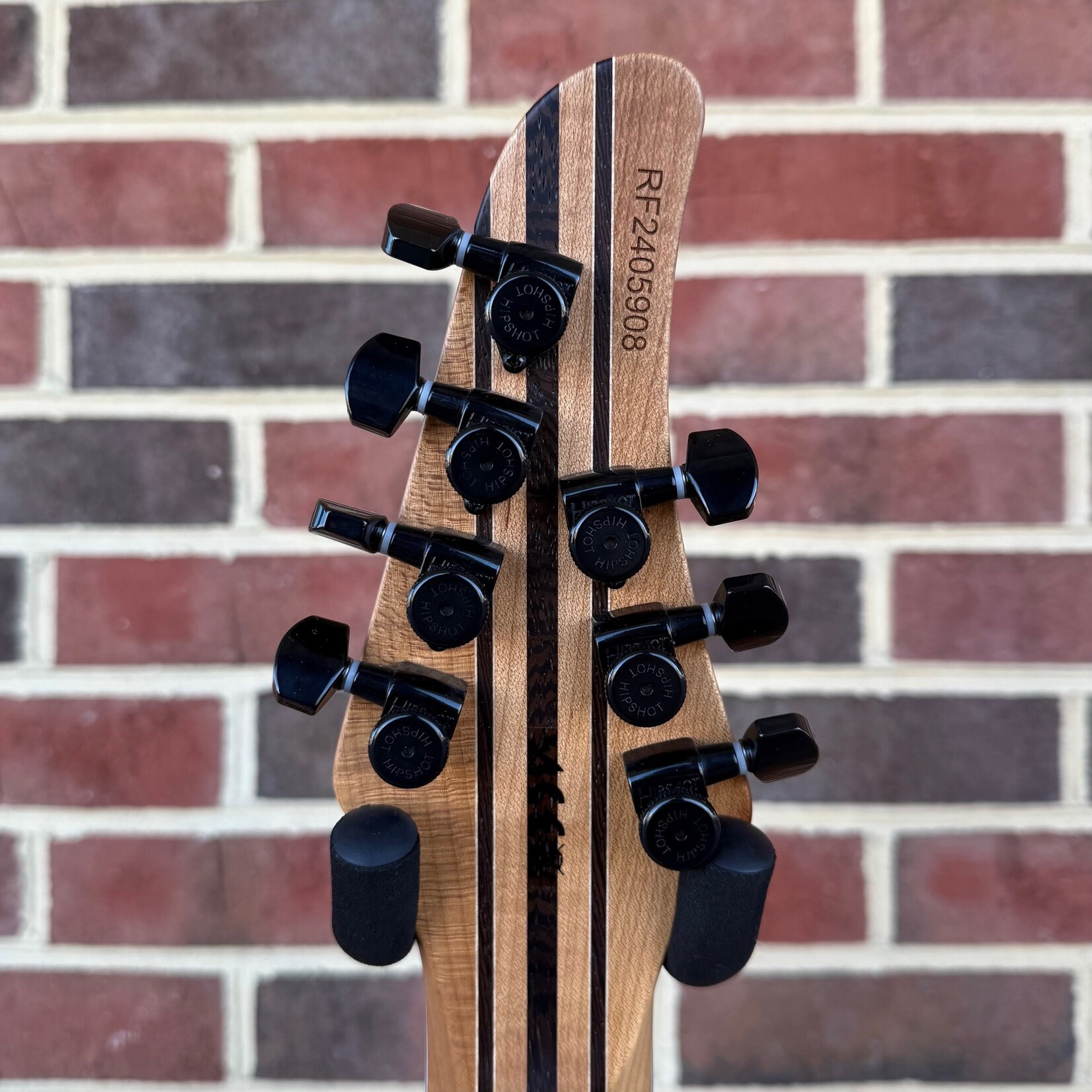 Mayones Mayones Regius Core 7 B26.5, NAMM 2025, Custom Color, 5A Quilted Maple Top, American Ash TEW Body, Baritone 26.5" Scale, 11pc Maple TEW/Wenge/Maple Neck, Velvetrone Ironside + Solium Pickups, Mayones Hybrid Case