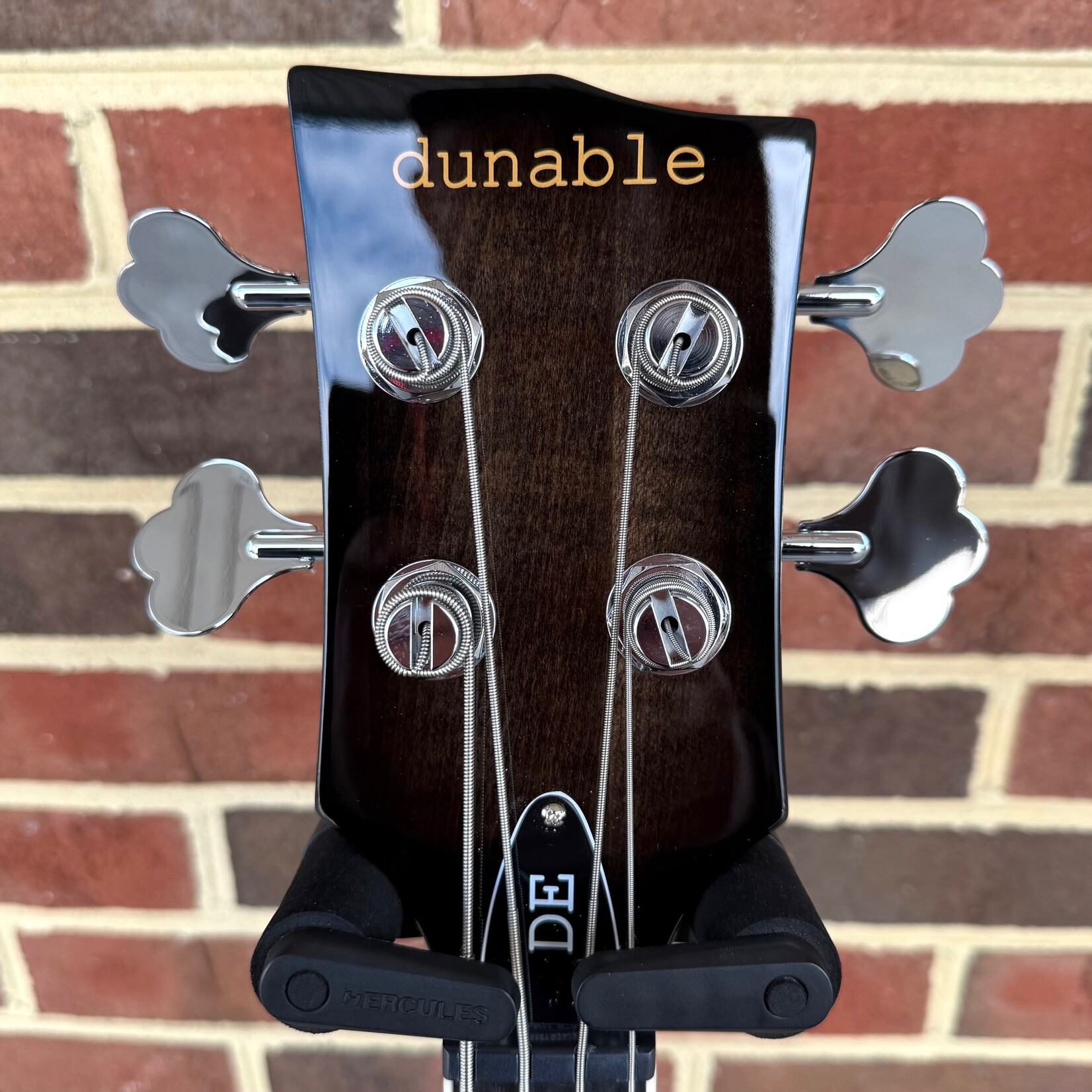 Dunable Guitars Dunable Gnarwhal DE Bass, Black Charcoal Burst, Ebony Fretboard, Dunable P Style Pickups, Chrome Hardware, Gig Bag, SN# GN339