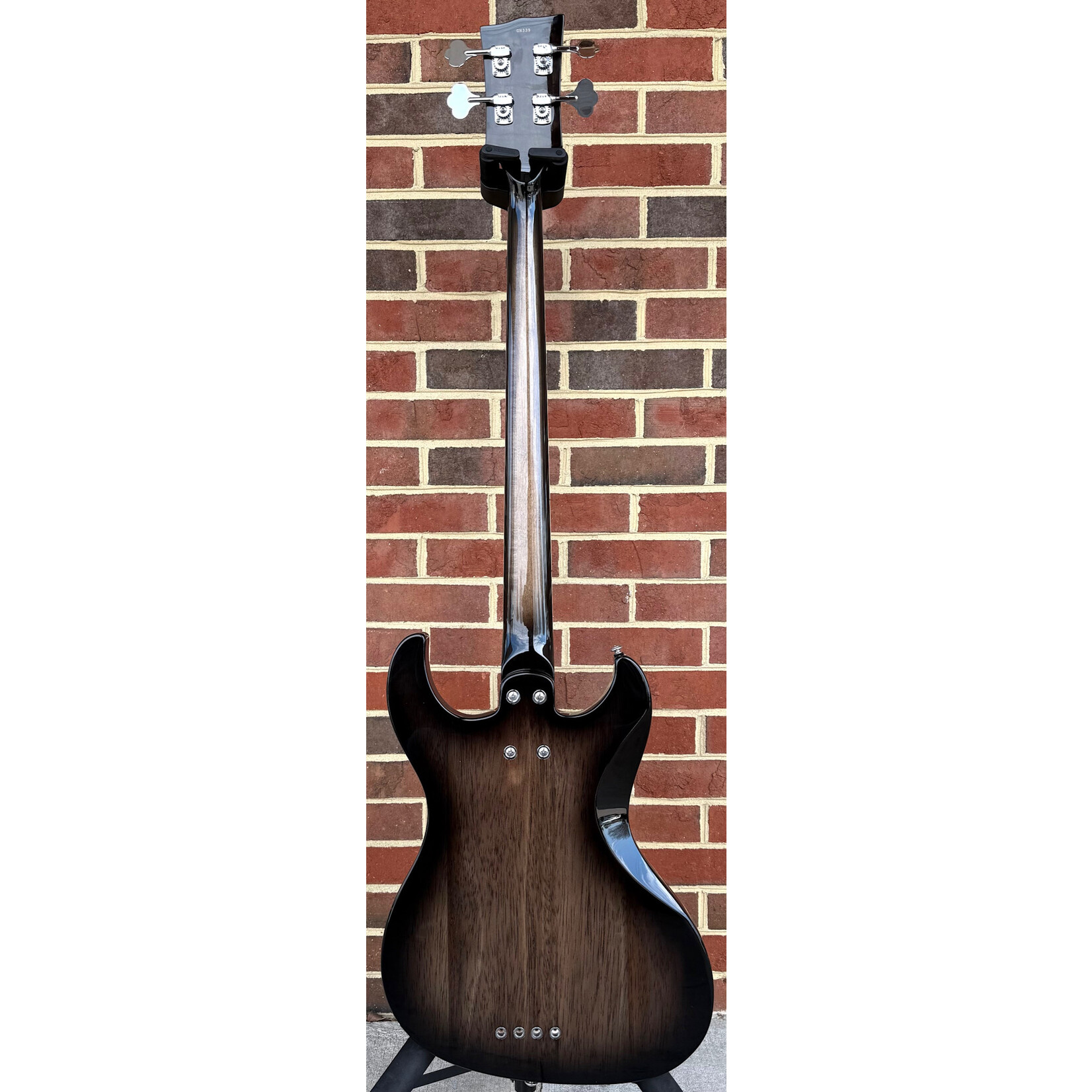 Dunable Guitars Dunable Gnarwhal DE Bass, Black Charcoal Burst, Ebony Fretboard, Dunable P Style Pickups, Chrome Hardware, Gig Bag, SN# GN339