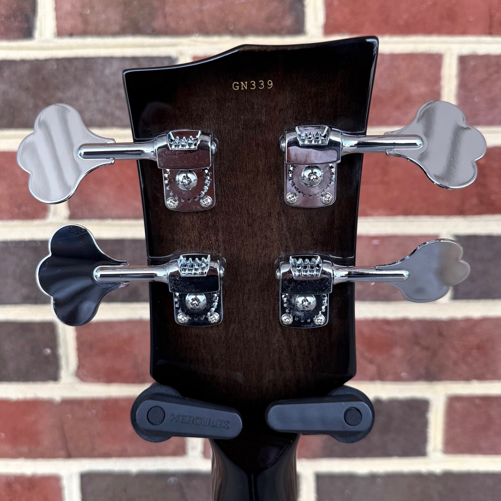 Dunable Guitars Dunable Gnarwhal DE Bass, Black Charcoal Burst, Ebony Fretboard, Dunable P Style Pickups, Chrome Hardware, Gig Bag, SN# GN339