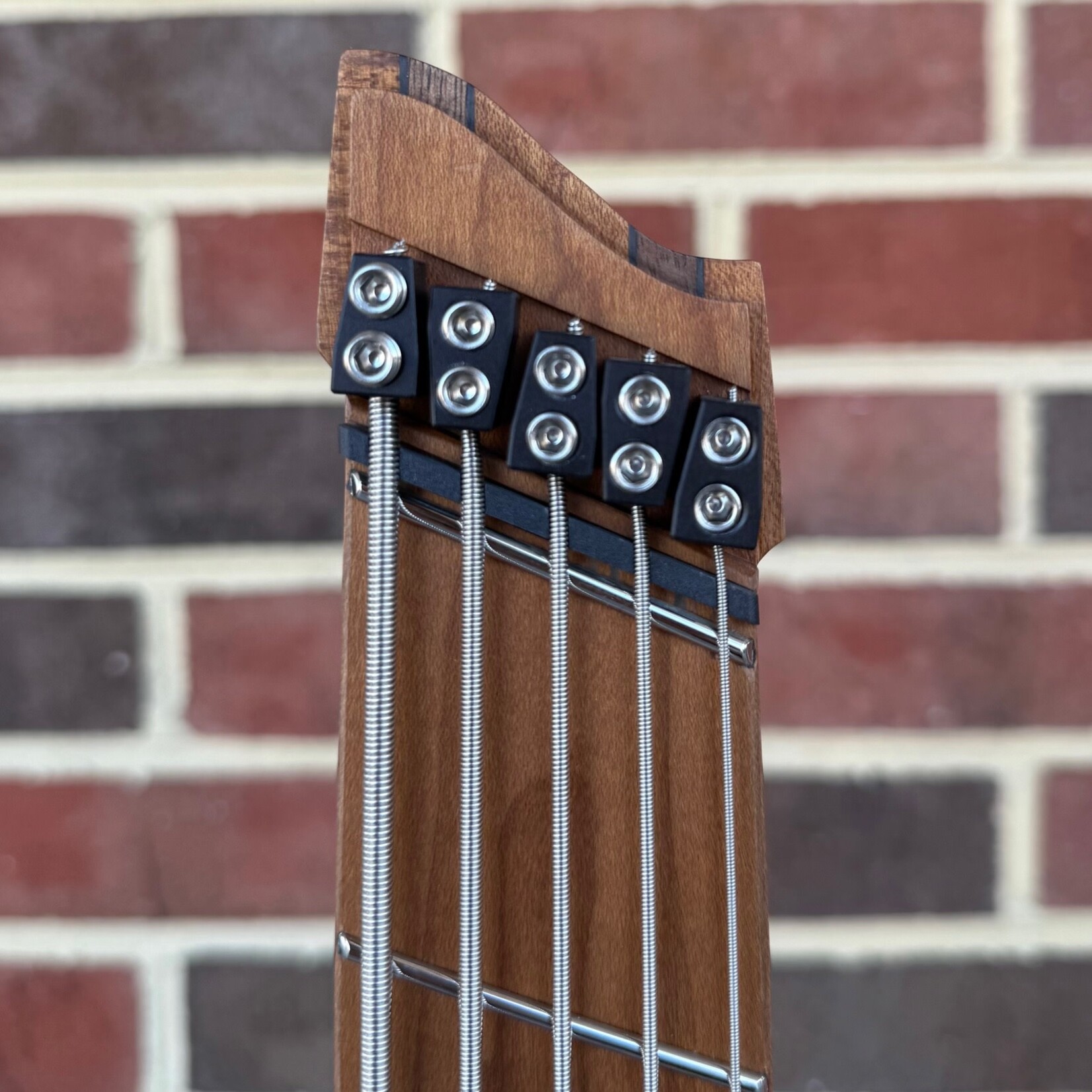 Strandberg Strandberg Boden Bass Standard 5, Charcoal, American Basswood Body, Maple Top, Flame Maple Top Veneer, Fishman Fluence Pickups, Strandberg EGS Rev2 Mono Rail Bridge, Gig Bag