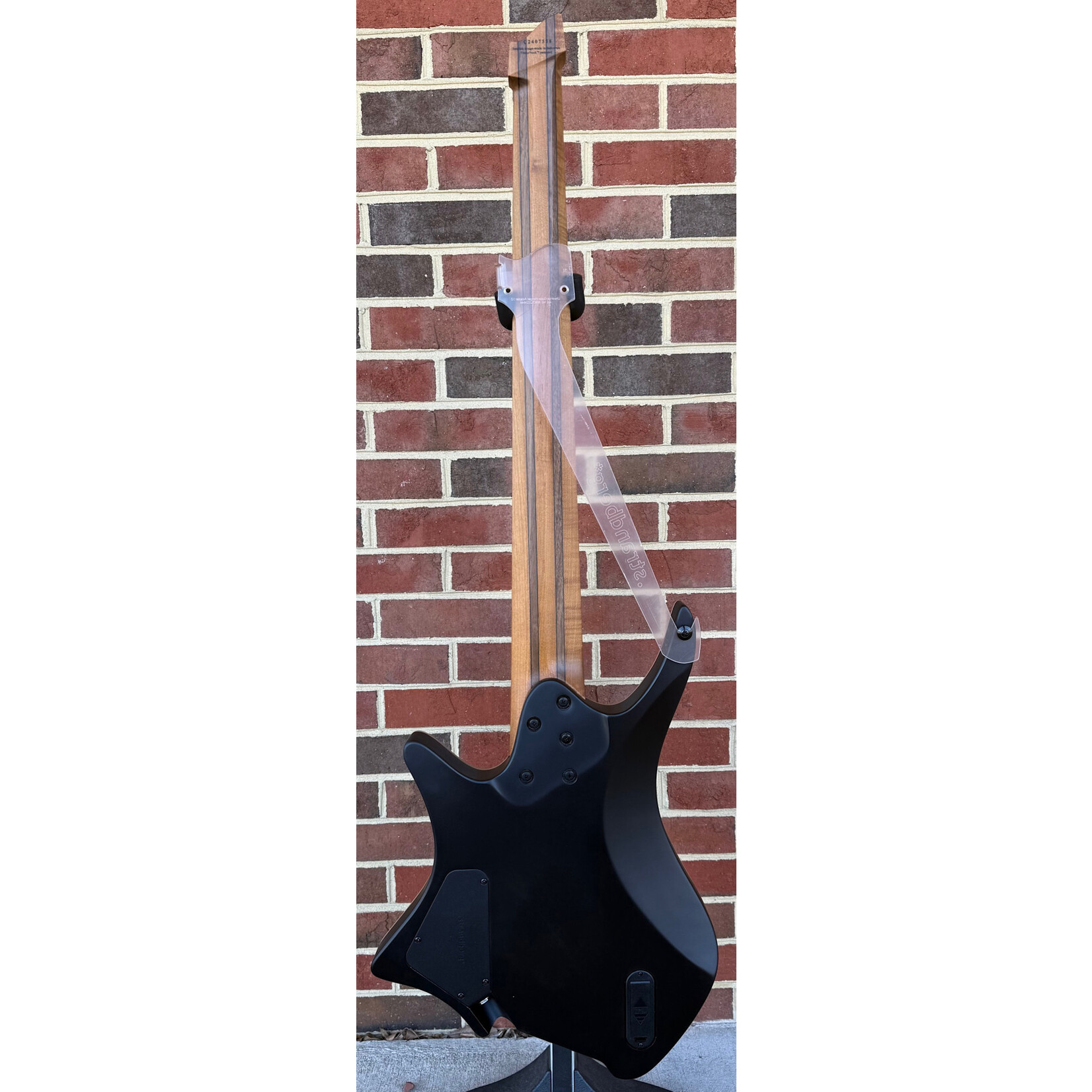 Strandberg Strandberg Boden Bass Standard 5, Charcoal, American Basswood Body, Maple Top, Flame Maple Top Veneer, Fishman Fluence Pickups, Strandberg EGS Rev2 Mono Rail Bridge, Gig Bag