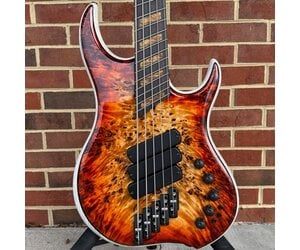 Disco the ハッスル/minx Dingwall Z3 Custom 5-String, Blue to Ashes Reverseburst