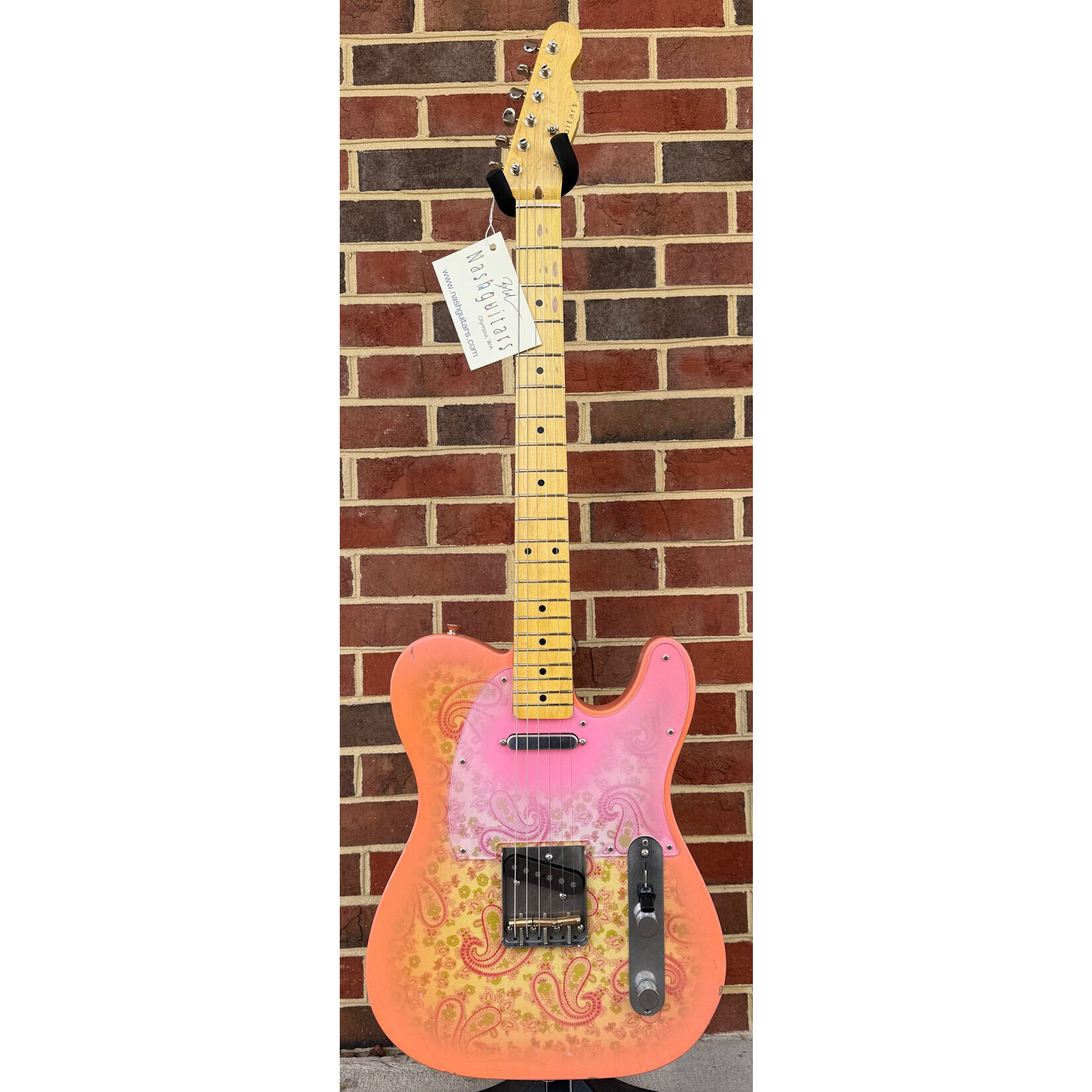 Nash Nash T-68/PSLY, Pink Paisley, Light Aging, Alder Body, Rosewood Fretboard, Lollar Pickups, Hardshell Case