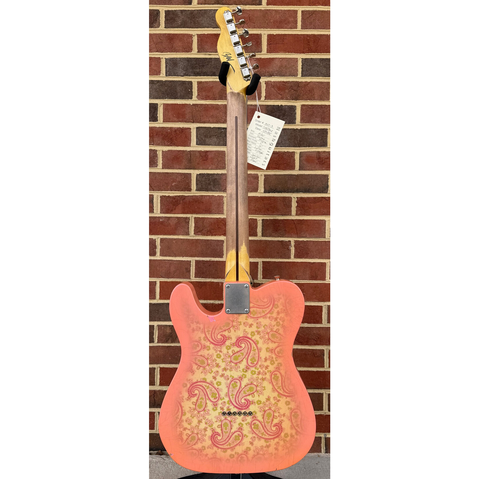 Nash Nash T-68/PSLY, Pink Paisley, Light Aging, Alder Body, Rosewood Fretboard, Lollar Pickups, Hardshell Case