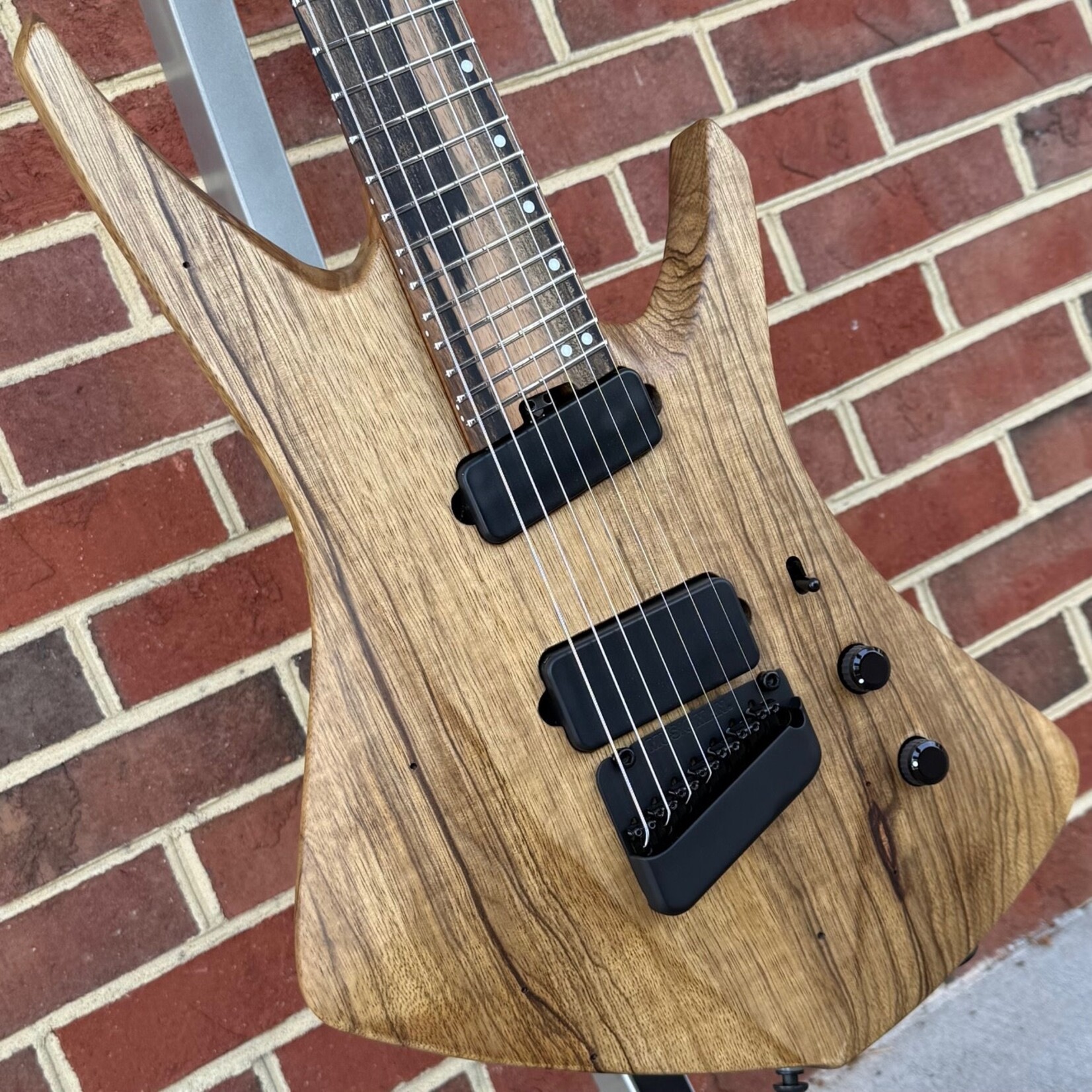 Music Man Music Man Kaizen 7 Limited Edition, 1 of 50, Black Limba Body, Roasted Maple Neck, Smokey Ebony Fretboard, Music Man Mono Case