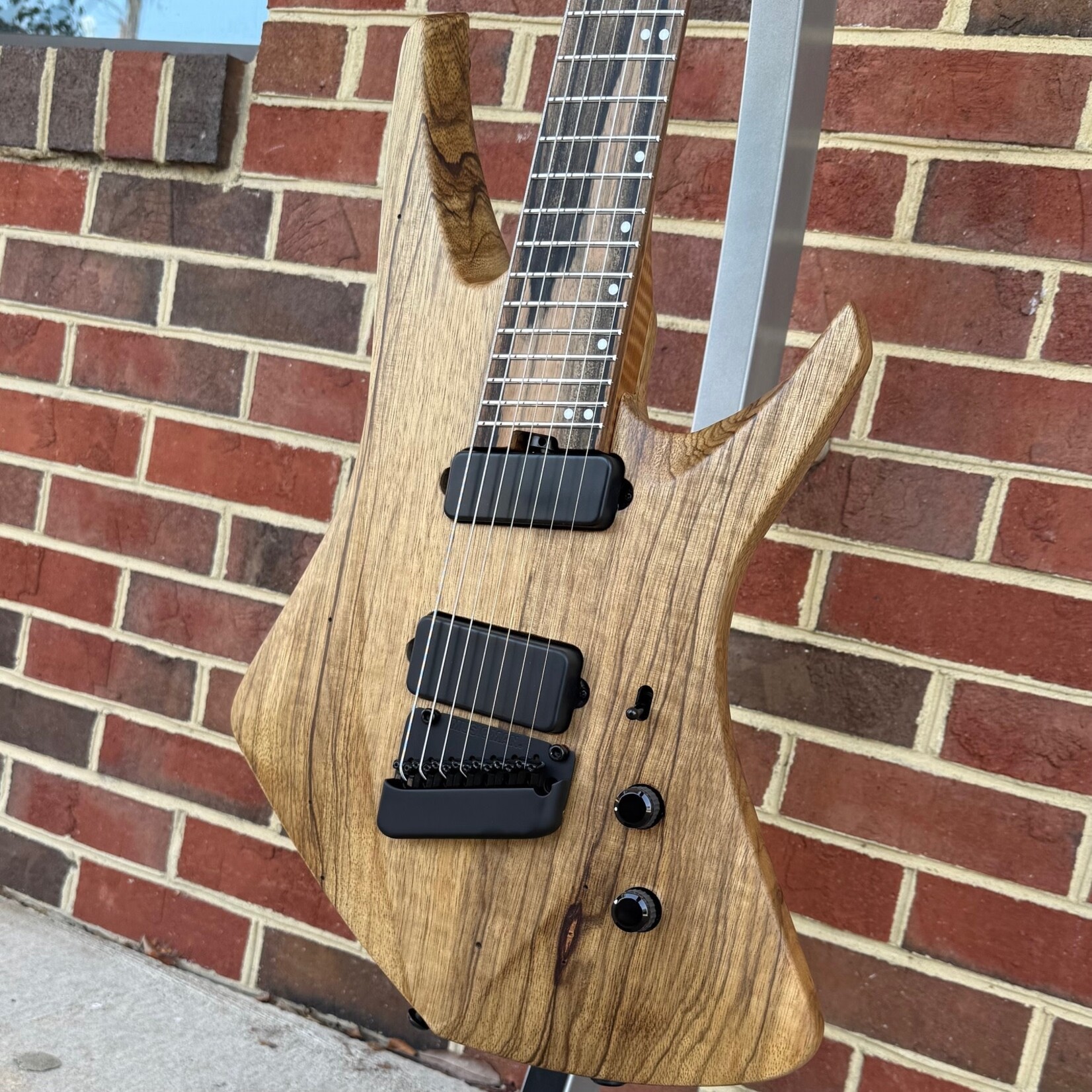 Music Man Music Man Kaizen 7 Limited Edition, 1 of 50, Black Limba Body, Roasted Maple Neck, Smokey Ebony Fretboard, Music Man Mono Case
