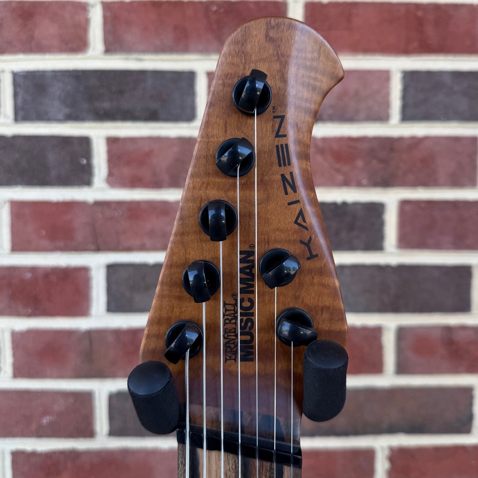 Music Man Music Man Kaizen 7 Limited Edition, 1 of 50, Black Limba Body, Roasted Maple Neck, Smokey Ebony Fretboard, Music Man Mono Case