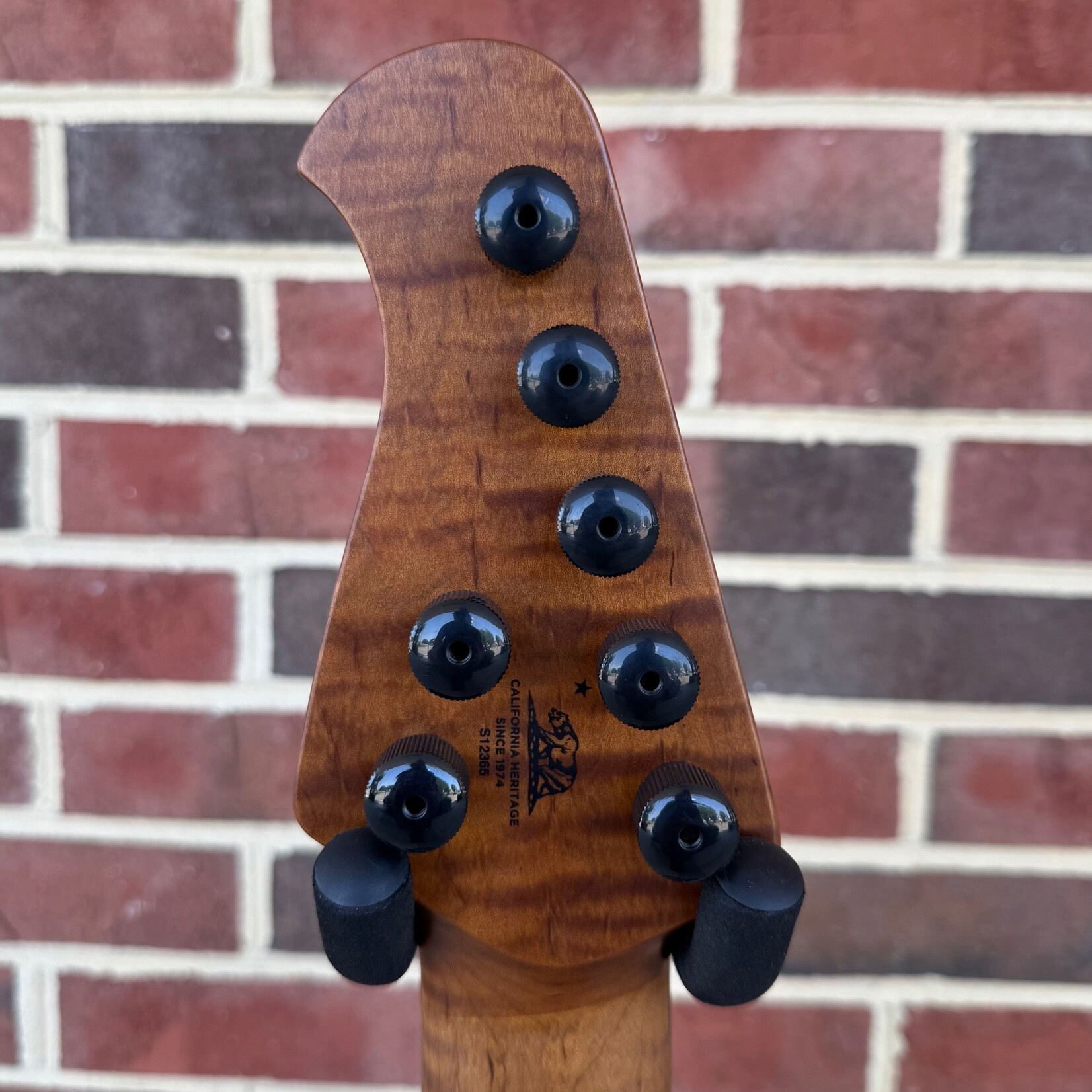 Music Man Music Man Kaizen 7 Limited Edition, 1 of 50, Black Limba Body, Roasted Maple Neck, Smokey Ebony Fretboard, Music Man Mono Case