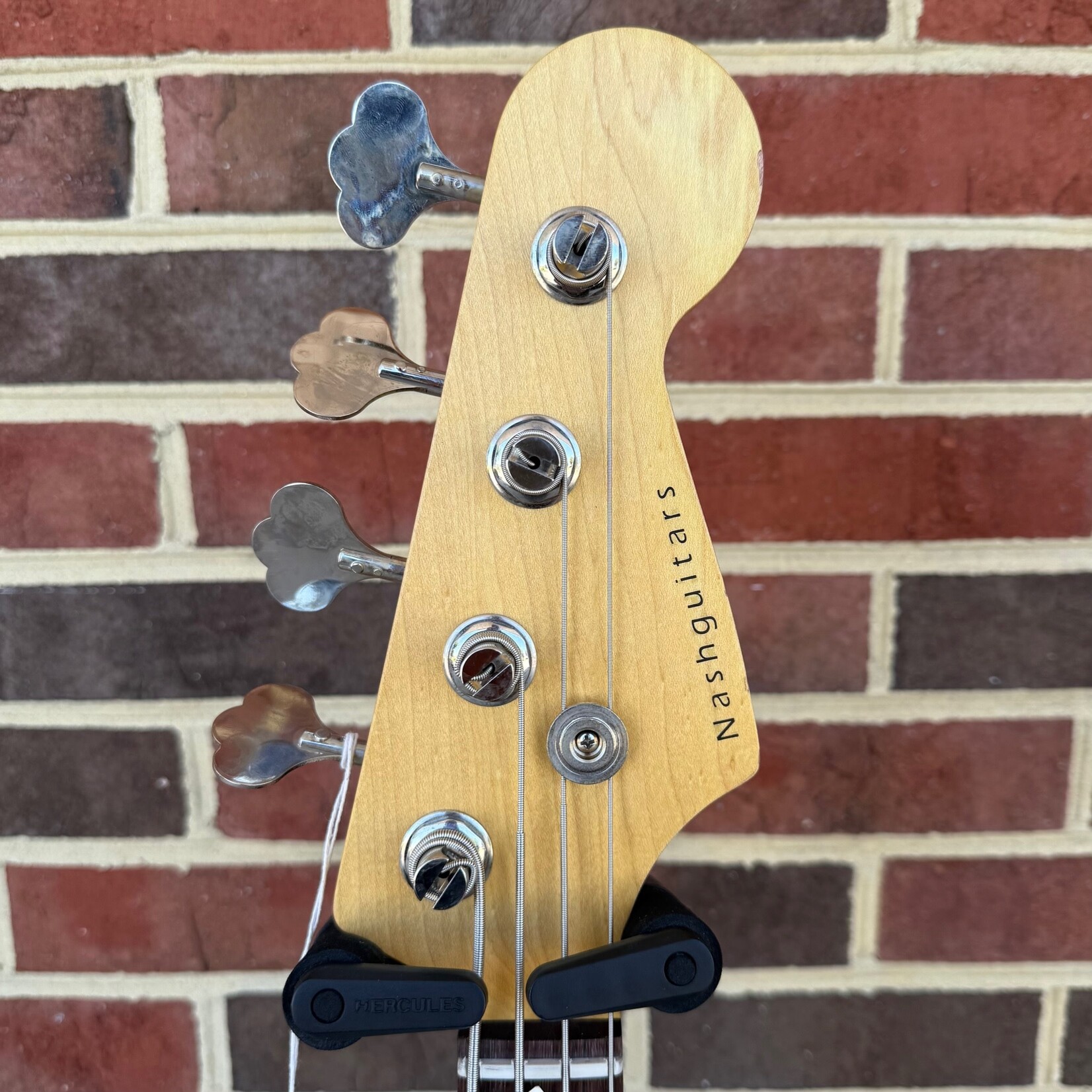 Nash Nash JB-63, Cream, Light Aging, Ash Body, Maple Neck, Rosewood Fretboard, Lollar Vintage JB Set, Hardshell Case