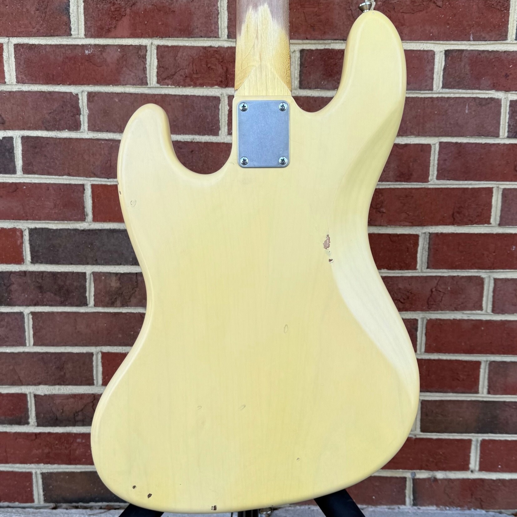 Nash Nash JB-63, Cream, Light Aging, Ash Body, Maple Neck, Rosewood Fretboard, Lollar Vintage JB Set, Hardshell Case