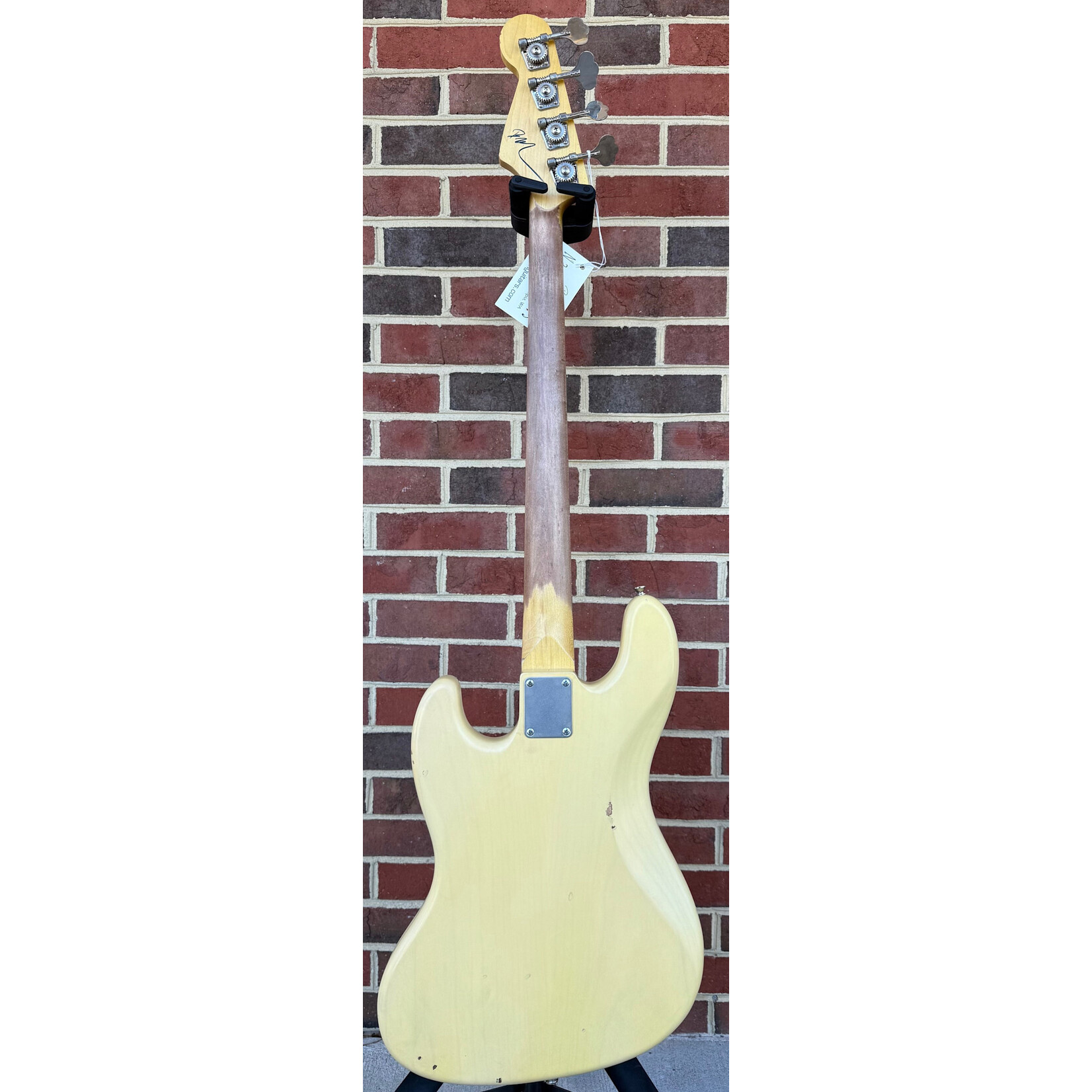 Nash Nash JB-63, Cream, Ash Body, Maple Neck, Rosewood Fretboard, Light Aging, Lollar Vintage JB Set, Hardshell Case