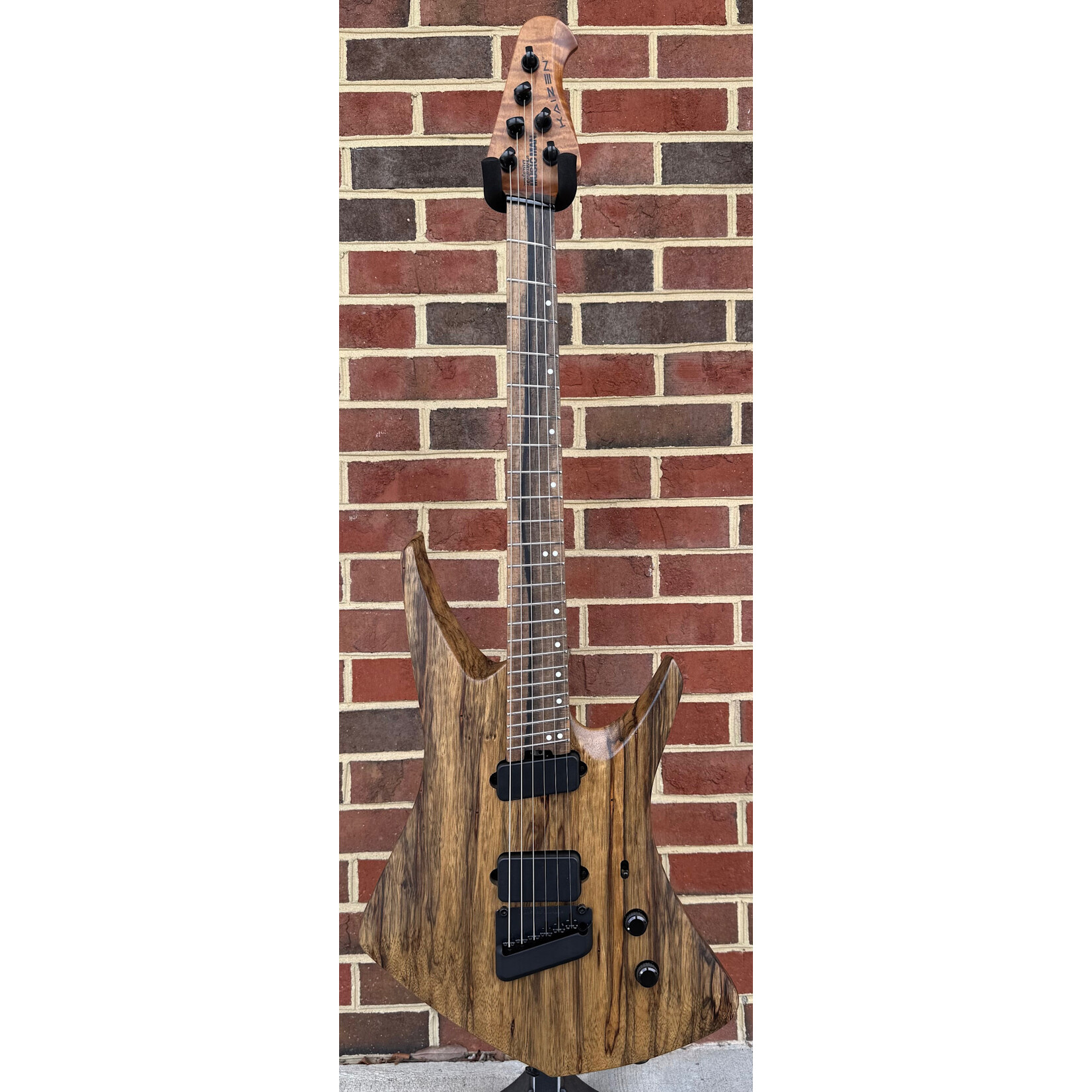Music Man Music Man Kaizen 6 Limited Edition, 1 of 50, Black Limba Body, Roasted Maple Neck, Smokey Ebony Fretboard, Music Man Mono Case