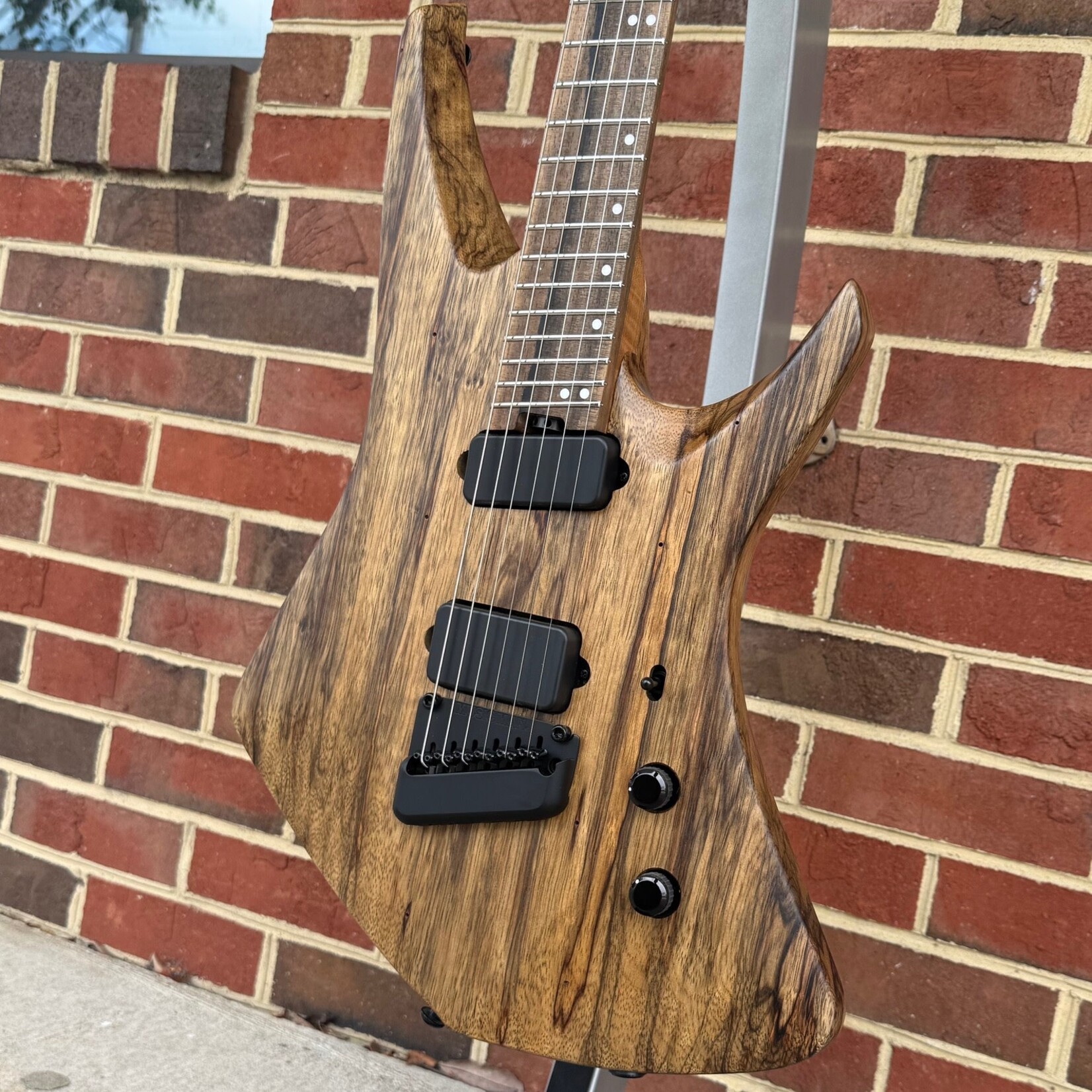 Music Man Music Man Kaizen 6 Limited Edition, 1 of 50, Black Limba Body, Roasted Maple Neck, Smokey Ebony Fretboard, Music Man Mono Case