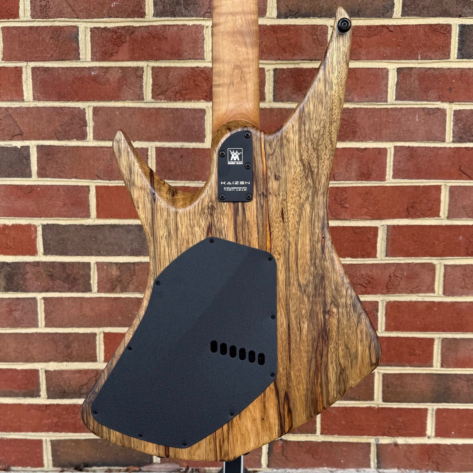Music Man Music Man Kaizen 6 Limited Edition, 1 of 50, Black Limba Body, Roasted Maple Neck, Smokey Ebony Fretboard, Music Man Mono Case