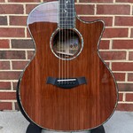 Taylor Taylor NAMM 2025 Catch Custom #3 "Canela" - 1 of 20, Grand Auditorium, Sinker Redwood Top, Black Limba Back & Sides, Ebony Binding with Radius Armrest, Island Vine Inlay, Gotoh 510 Tuners, ES2 Electronics, Hardshell Case