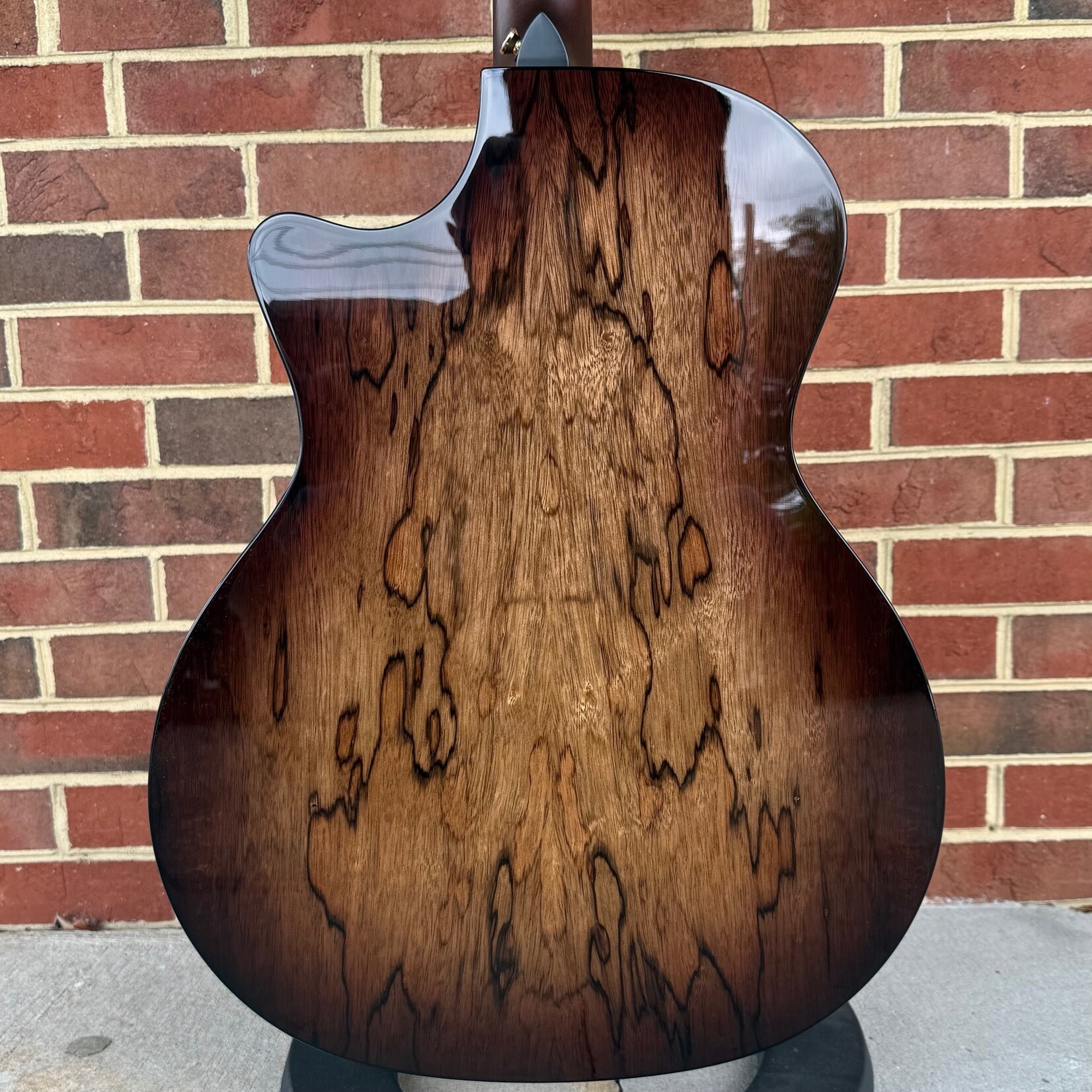 Taylor Taylor NAMM 2025 Catch Custom #3 "Canela" - 1 of 20, Grand Auditorium, Sinker Redwood Top, Black Limba Back & Sides, Ebony Binding with Radius Armrest, Island Vine Inlay, Gotoh 510 Tuners, ES2 Electronics, Hardshell Case