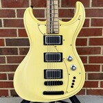 Dunable Guitars Dunable Gnarwhal VI, 30.75" Scale, Tobacco White, Swamp Ash Body, Maple Neck, Pale Moon Ebony Fretboard, Luminlay Dot Inlays, Hipshot Tone A Matic Bridge, Graph Tech Ratio Tuners, Hardshell Case