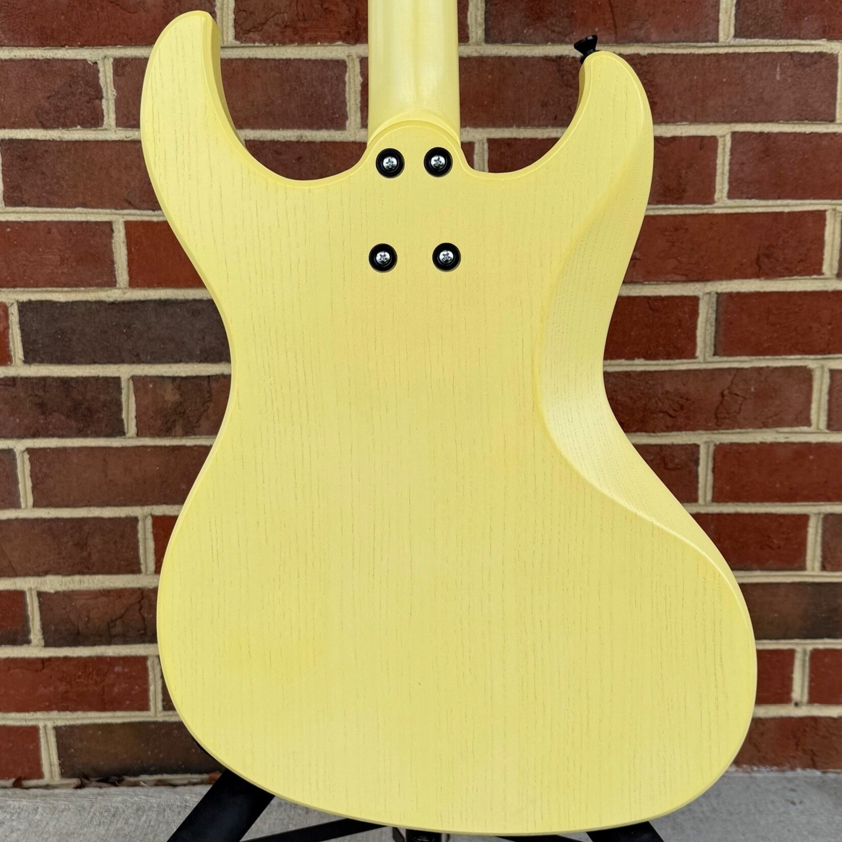 Dunable Guitars Dunable Gnarwhal VI, 30.75" Scale, Tobacco White, Swamp Ash Body, Maple Neck, Pale Moon Ebony Fretboard, Luminlay Dot Inlays, Hipshot Tone A Matic Bridge, Graph Tech Ratio Tuners, Hardshell Case