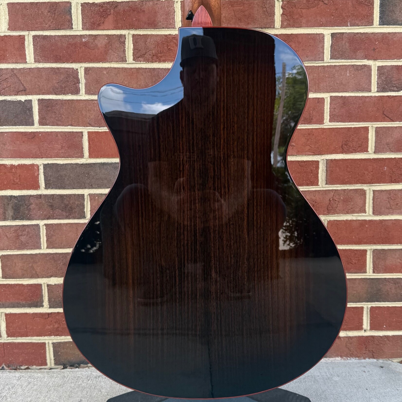 Taylor Taylor NAMM 2025 Catch Custom #25 "Le Rouge" - 1 of 20, Grand Concert 12-Fret, Sinker Redwood Top, AA Indian Rosewood Back & Sides, Variegated Ebony Fretboard, Bloodwood Binding & Rosette, Gotoh 510 Antique Chrome Tuners, LR Baggs Elemen