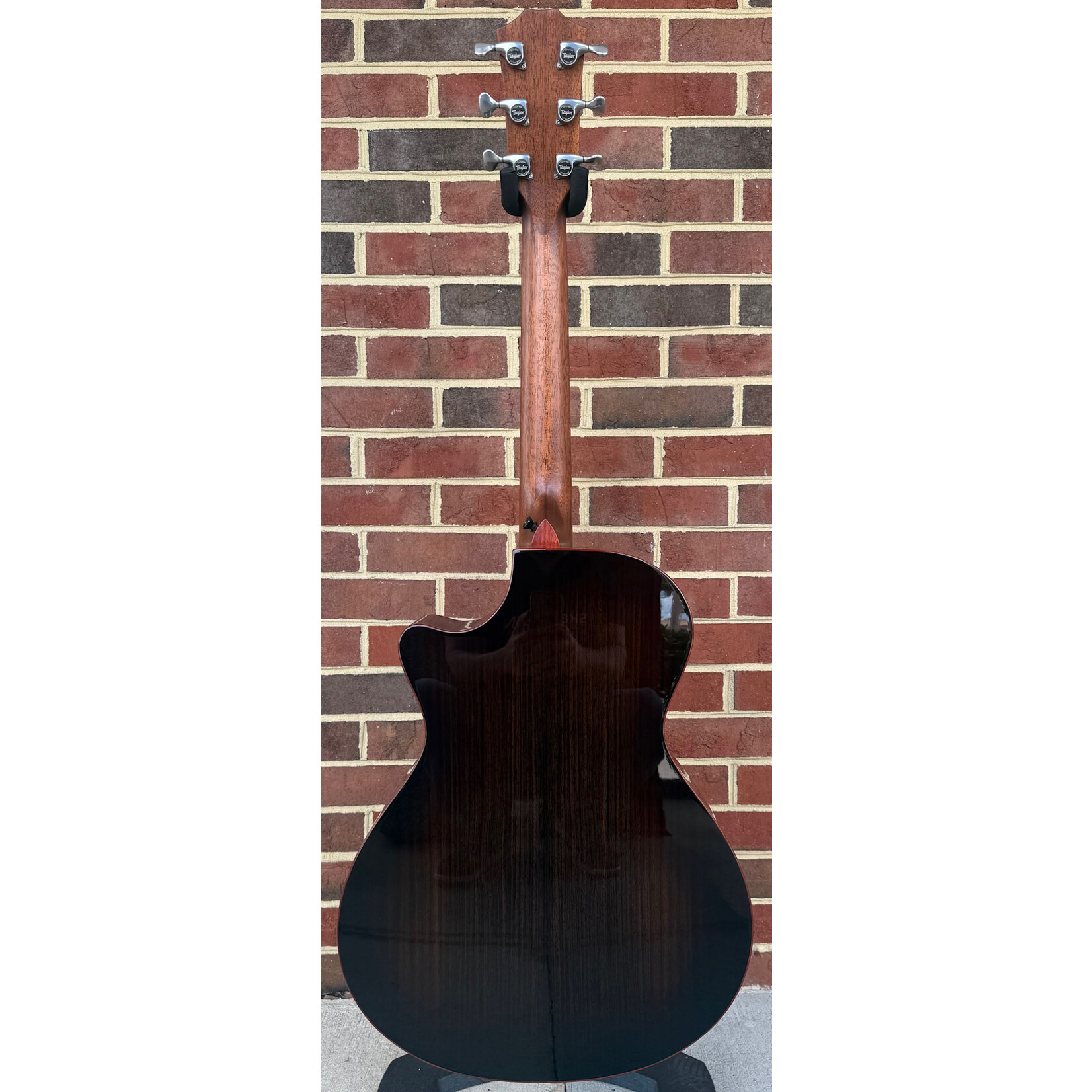 Taylor Taylor NAMM 2025 Catch Custom #25 "Le Rouge" - 1 of 20, Grand Concert 12-Fret, Sinker Redwood Top, AA Indian Rosewood Back & Sides, Variegated Ebony Fretboard, Bloodwood Binding & Rosette, Gotoh 510 Antique Chrome Tuners, LR Baggs Elemen
