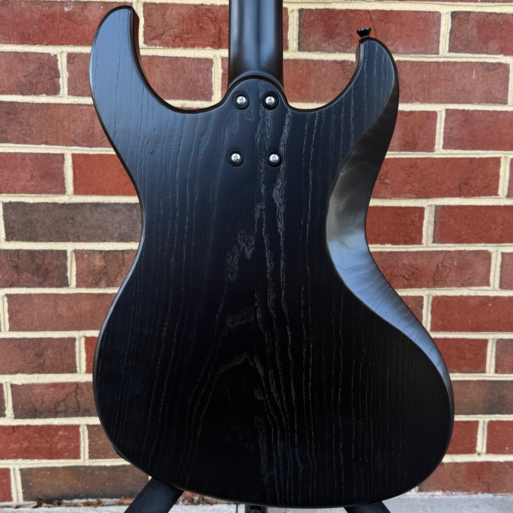 Dunable Guitars Dunable Gnarwhal VI, 30.75" Scale, Black Satin, Swamp Ash Body, Maple Neck, Pale Moon Ebony Fretboard, Black Binding, Luminlay Dot Inlays, Hipshot Tone A Matic Bridge, Graph Tech Ratio Tuners, Hardshell Case