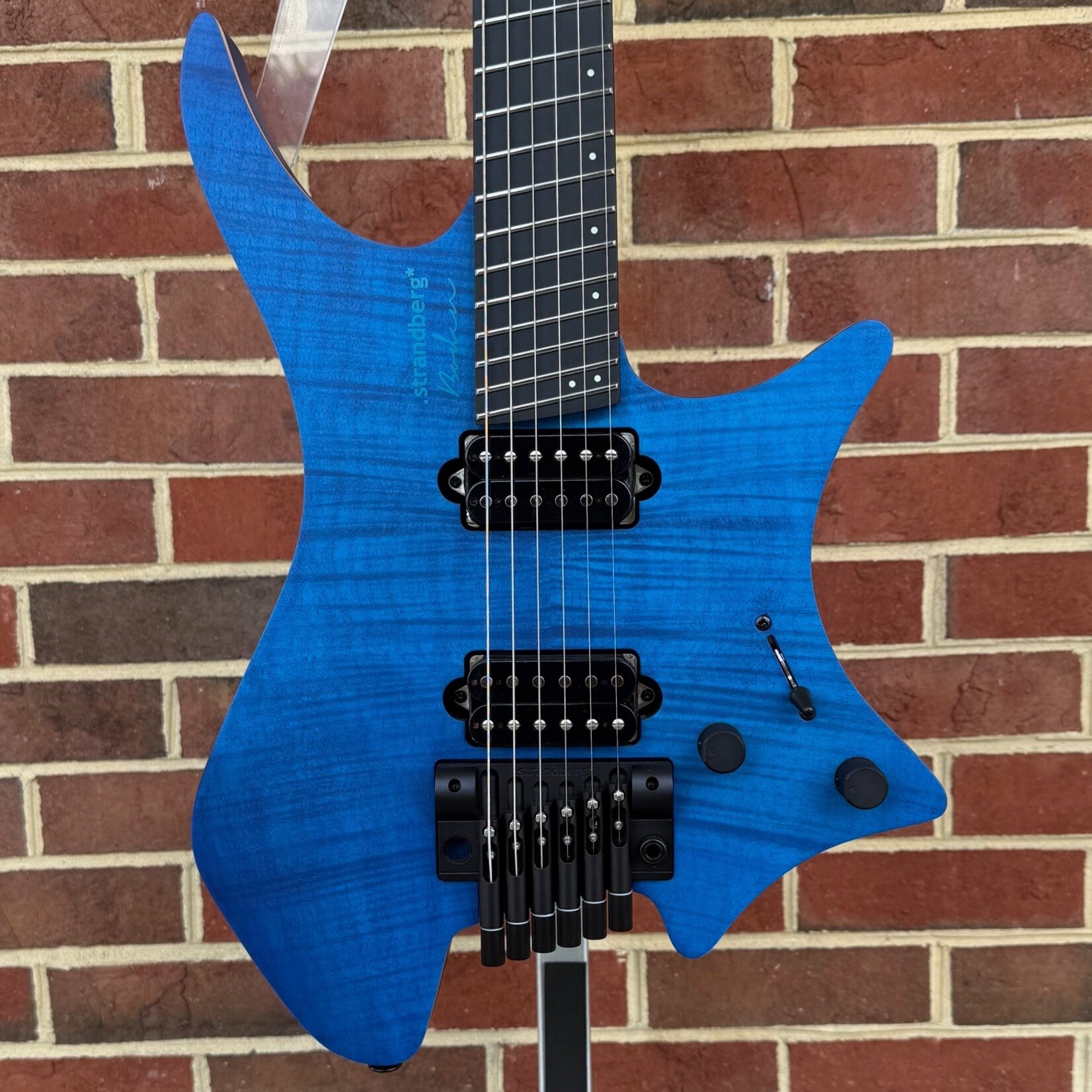 Strandberg Strandberg Boden Prog NX 6, Deep Blue, Chambered Swamp Ash Body, Solid Maple Top with Flame Maple Veneer, Fishman Fluence Pickups, EGS Rev7B Tremolo Bridge & String Locks, Gig Bag