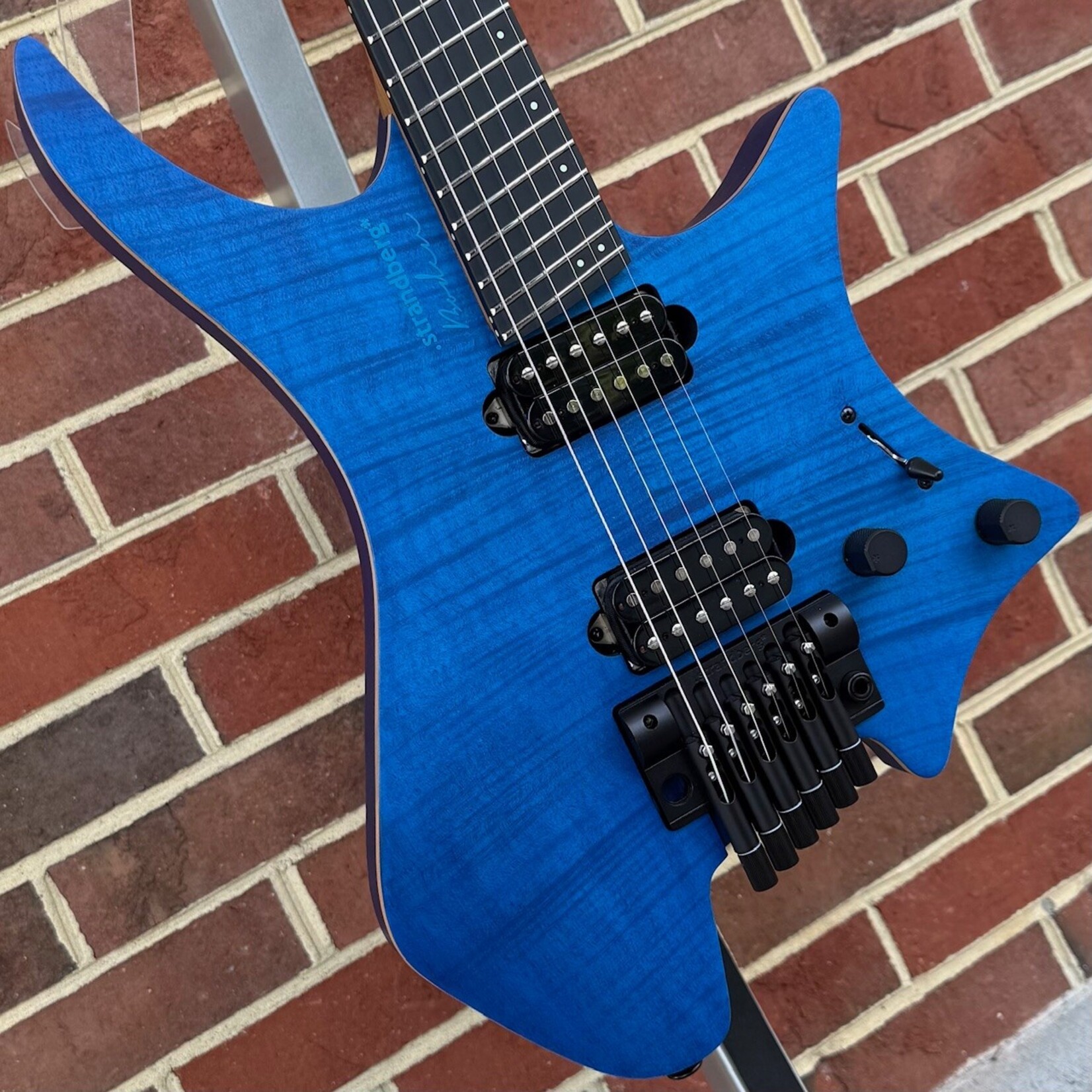 Strandberg Strandberg Boden Prog NX 6, Deep Blue, Chambered Swamp Ash Body, Solid Maple Top with Flame Maple Veneer, Fishman Fluence Pickups, EGS Rev7B Tremolo Bridge & String Locks, Gig Bag
