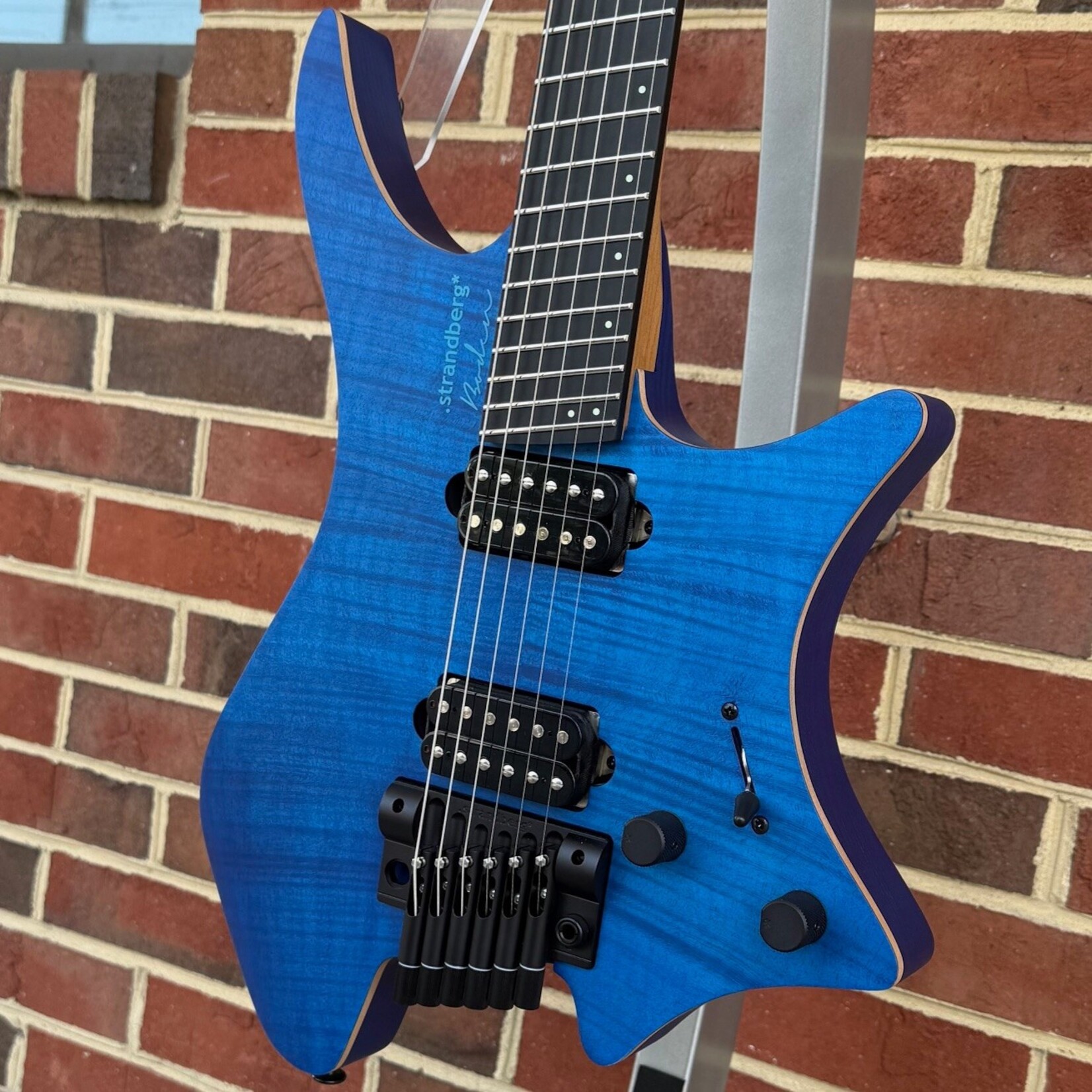 Strandberg Strandberg Boden Prog NX 6, Deep Blue, Chambered Swamp Ash Body, Solid Maple Top with Flame Maple Veneer, Fishman Fluence Pickups, EGS Rev7B Tremolo Bridge & String Locks, Gig Bag