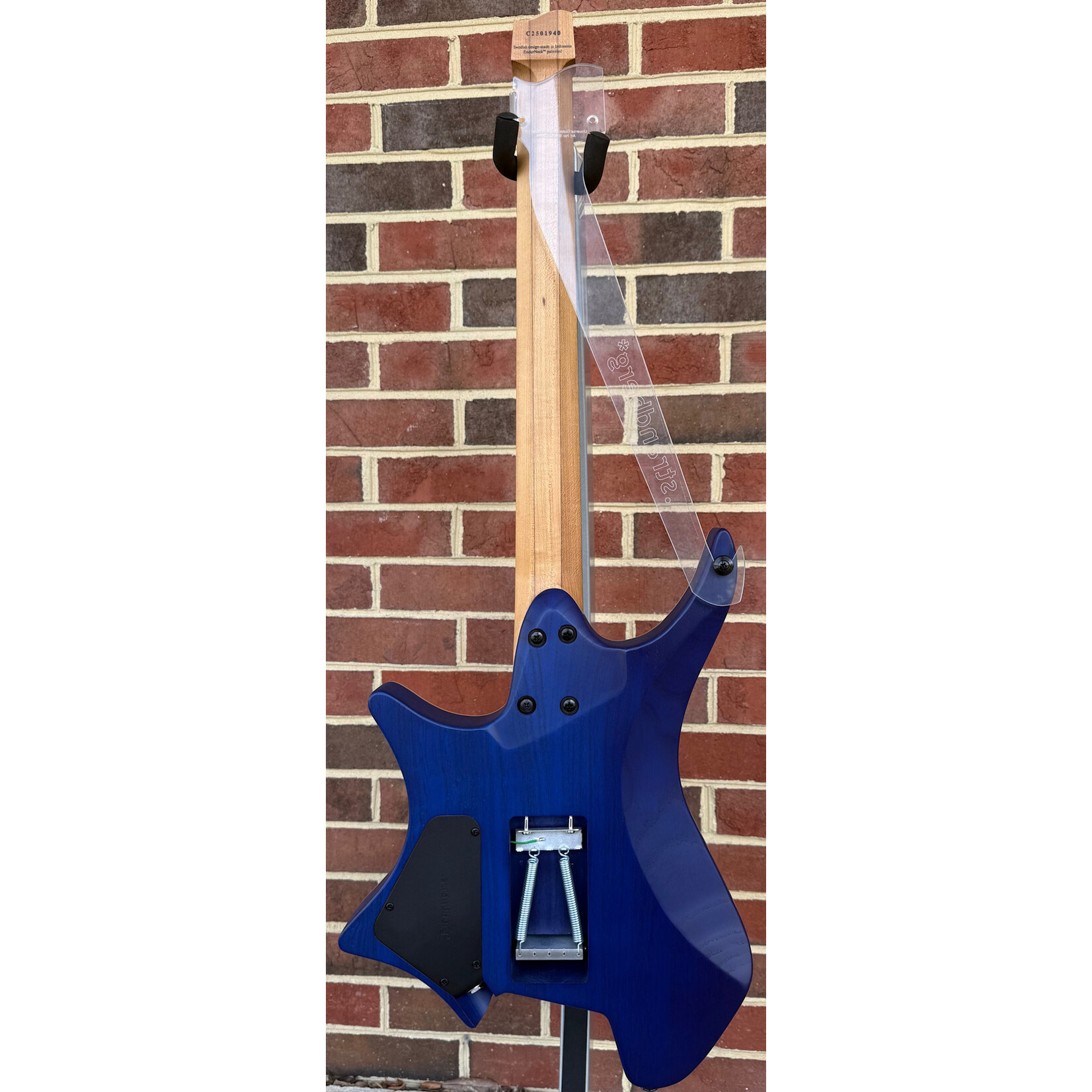 Strandberg Strandberg Boden Prog NX 6, Deep Blue, Chambered Swamp Ash Body, Solid Maple Top with Flame Maple Veneer, Fishman Fluence Pickups, EGS Rev7B Tremolo Bridge & String Locks, Gig Bag