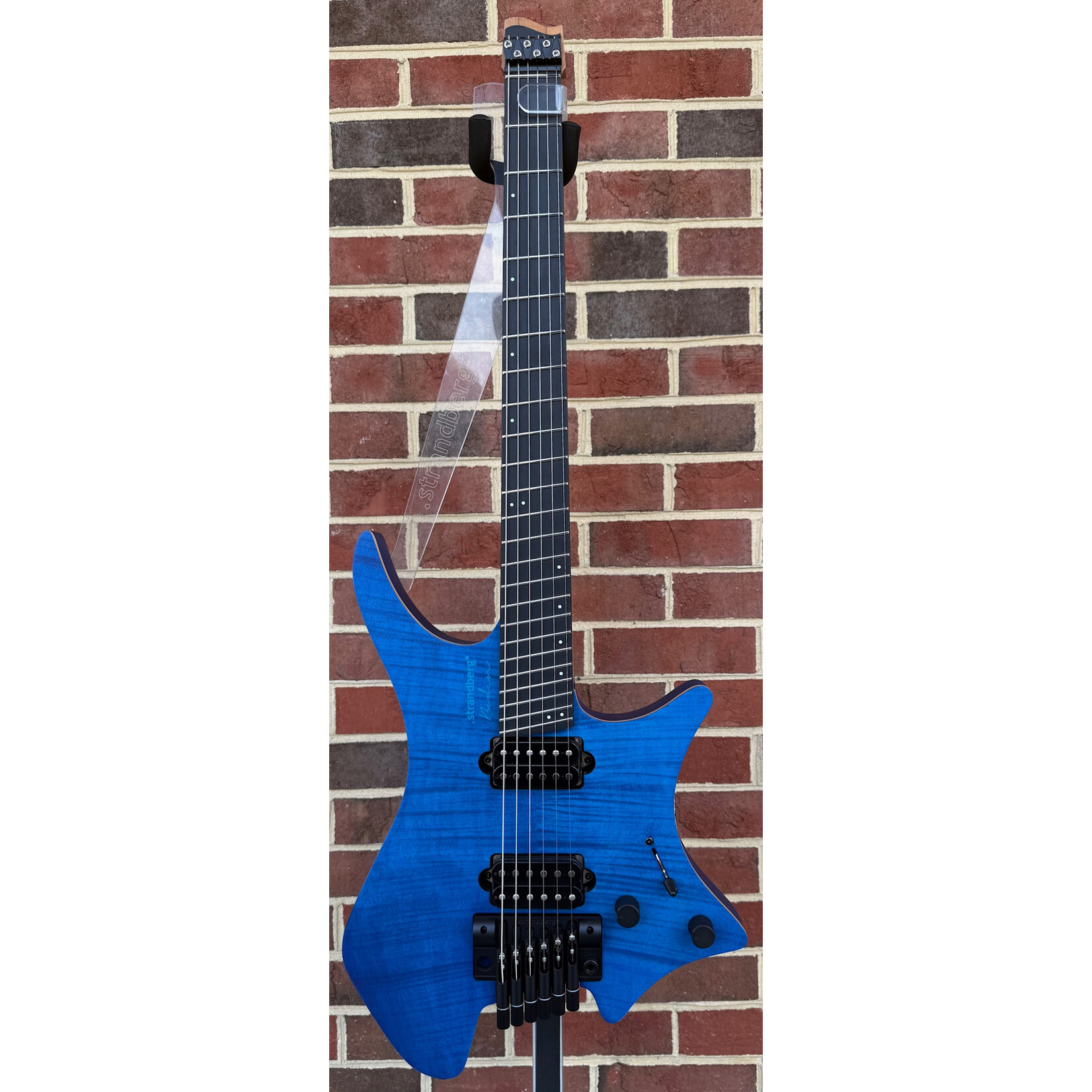 Strandberg Strandberg Boden Prog NX 6, Deep Blue, Chambered Swamp Ash Body, Solid Maple Top with Flame Maple Veneer, Fishman Fluence Pickups, EGS Rev7B Tremolo Bridge & String Locks, Gig Bag