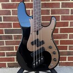 Dingwall Dingwall SP1 4-String, Gloss Metallic Black, Alder Body, Maple Neck, Rosewood Fretboard, Matte Coco Gold Pickguard, Gig Bag, SN# IE250101515