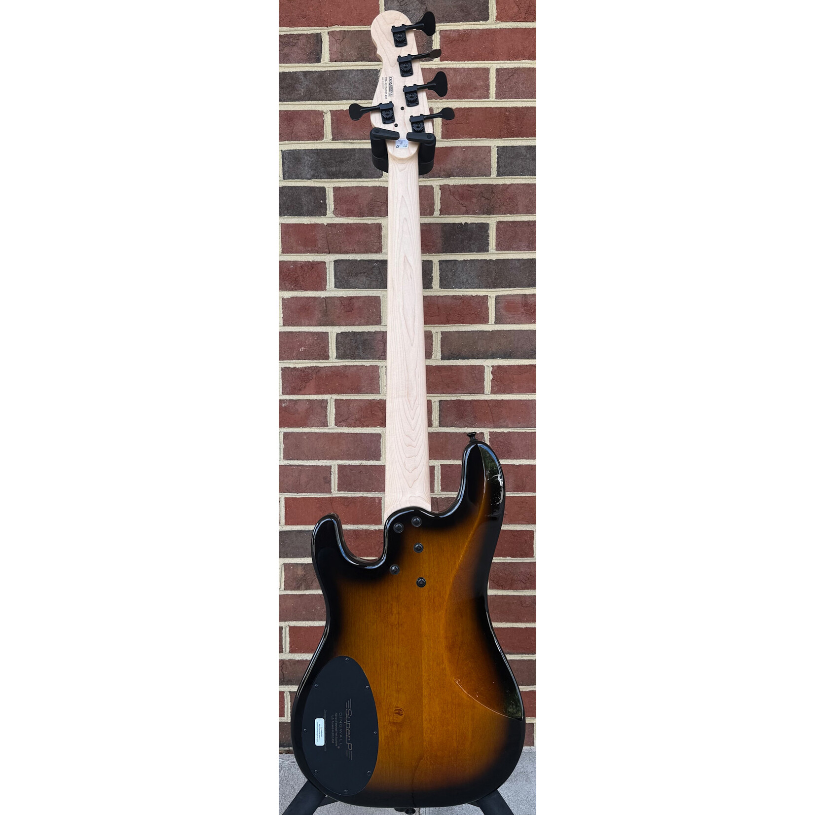Dingwall Dingwall SP1 5-String, Gloss Vintageburst, Alder Body, Maple Neck, Rosewood Fretboard, Matte Coco Gold Pickguard, Gig Bag, SN# IE250101406