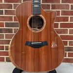 Taylor Taylor NAMM 2025 Catch Custom #8 "Sequoia" - 1 of 25, Grand Auditorium, Sinker Redwood Top, Cocobolo Back & Sides, Koa Binding with Armrest, Faceted Inlay & Rosette - Koa & Mother of Pearl, Ebony Back Strap, Gotoh Luxury Gold Tuners