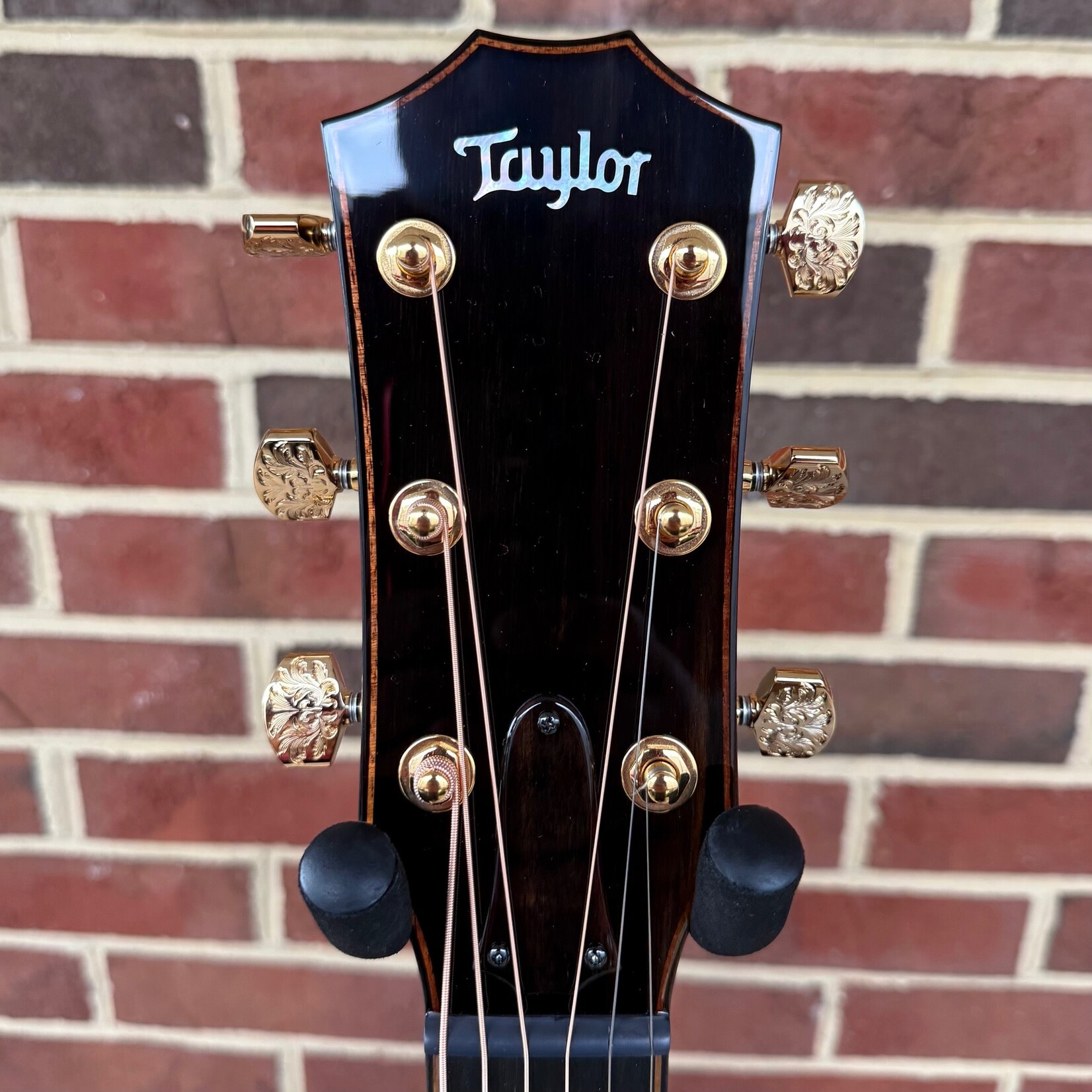 Taylor Taylor NAMM 2025 Catch Custom #8 "Sequoia" - 1 of 25, Grand Auditorium, Sinker Redwood Top, Cocobolo Back & Sides, Koa Binding with Armrest, Faceted Inlay & Rosette - Koa & Mother of Pearl, Ebony Back Strap, Gotoh Luxury Gold Tuners