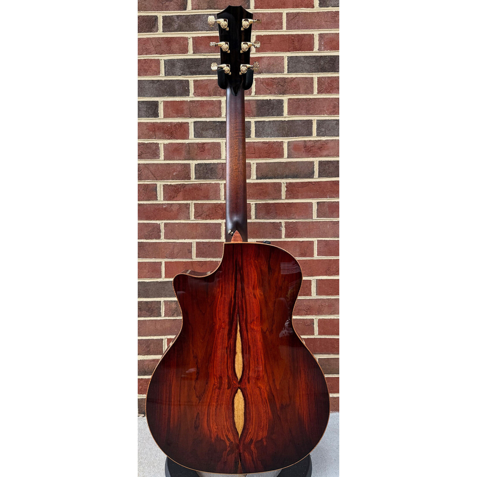 Taylor Taylor NAMM 2025 Catch Custom #8 "Sequoia" - 1 of 25, Grand Auditorium, Sinker Redwood Top, Cocobolo Back & Sides, Koa Binding with Armrest, Faceted Inlay & Rosette - Koa & Mother of Pearl, Ebony Back Strap, Gotoh Luxury Gold Tuners