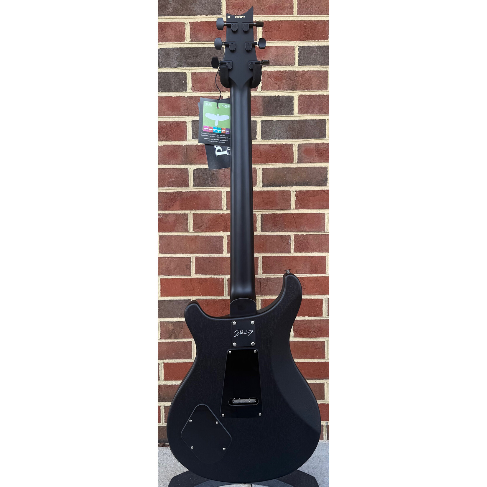 Paul Reed Smith Paul Reed Smith DW CE24 "Floyd", Dustie Waring Signature Model, Grey Black, Stained Binding, Flame Maple Top, Mahogany Body, Maple Neck & Fretboard, Mojotone DW Tomahawk Gen 2 Pickups, Floyd Rose Tremolo, Gig Bag