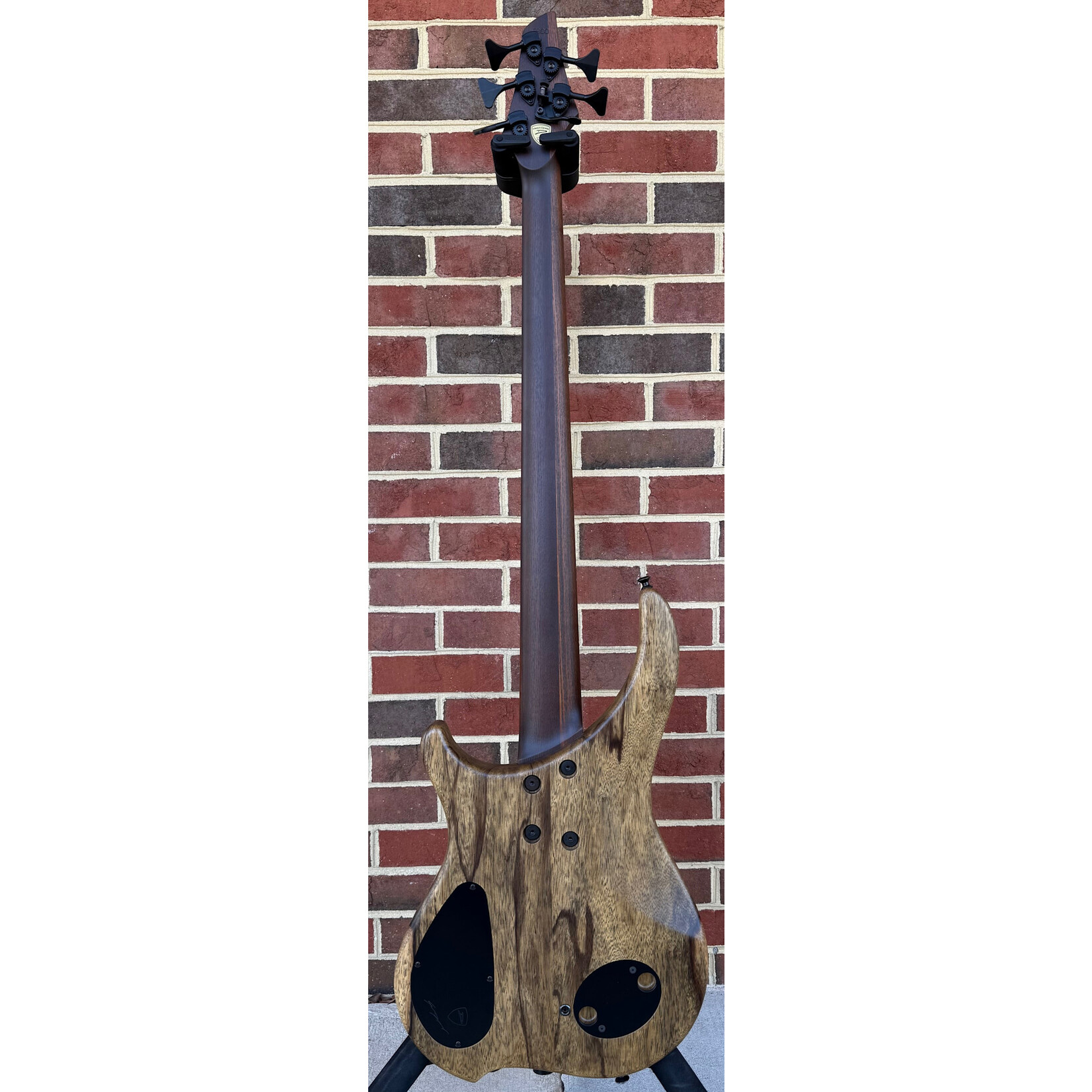 Dingwall ABII Custom 5-String, Figured Redwood Top, Black Limba