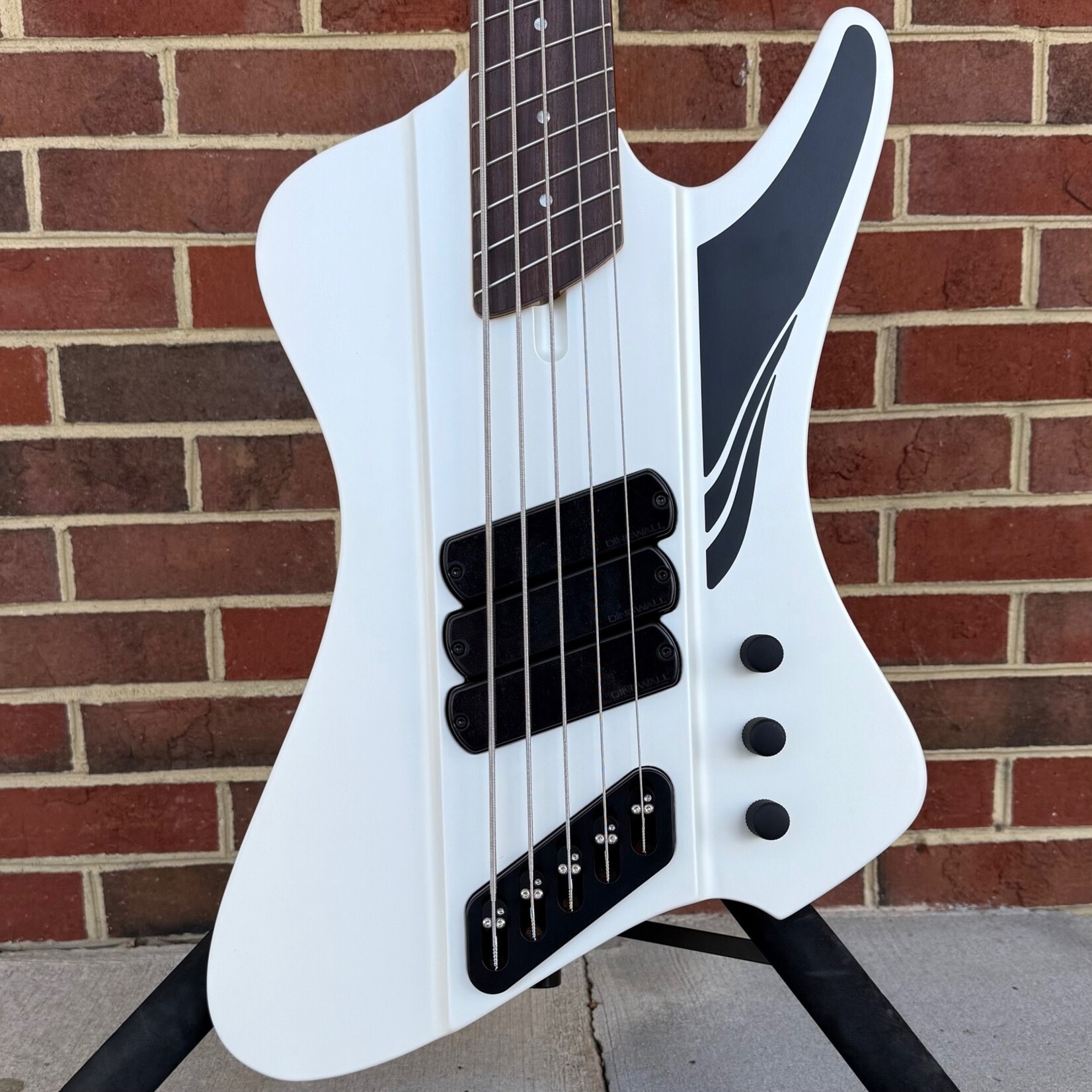 Dingwall Dingwall D-Roc Standard 5-String, Matte Ducati Pearl White, Pau Ferro Fretboard, Dingwall Gig Bag, SN# 18938