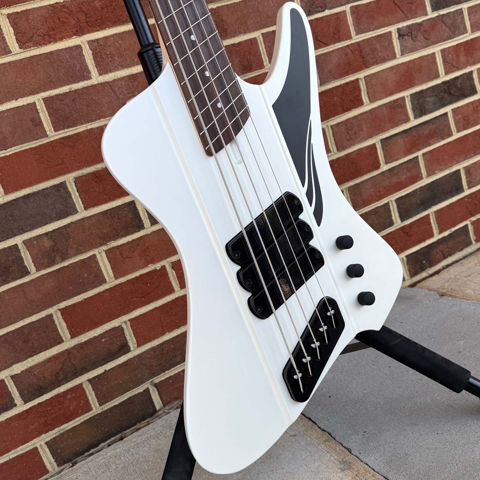 Dingwall Dingwall D-Roc Standard 5-String, Matte Ducati Pearl White, Pau Ferro Fretboard, Dingwall Gig Bag, SN# 18938