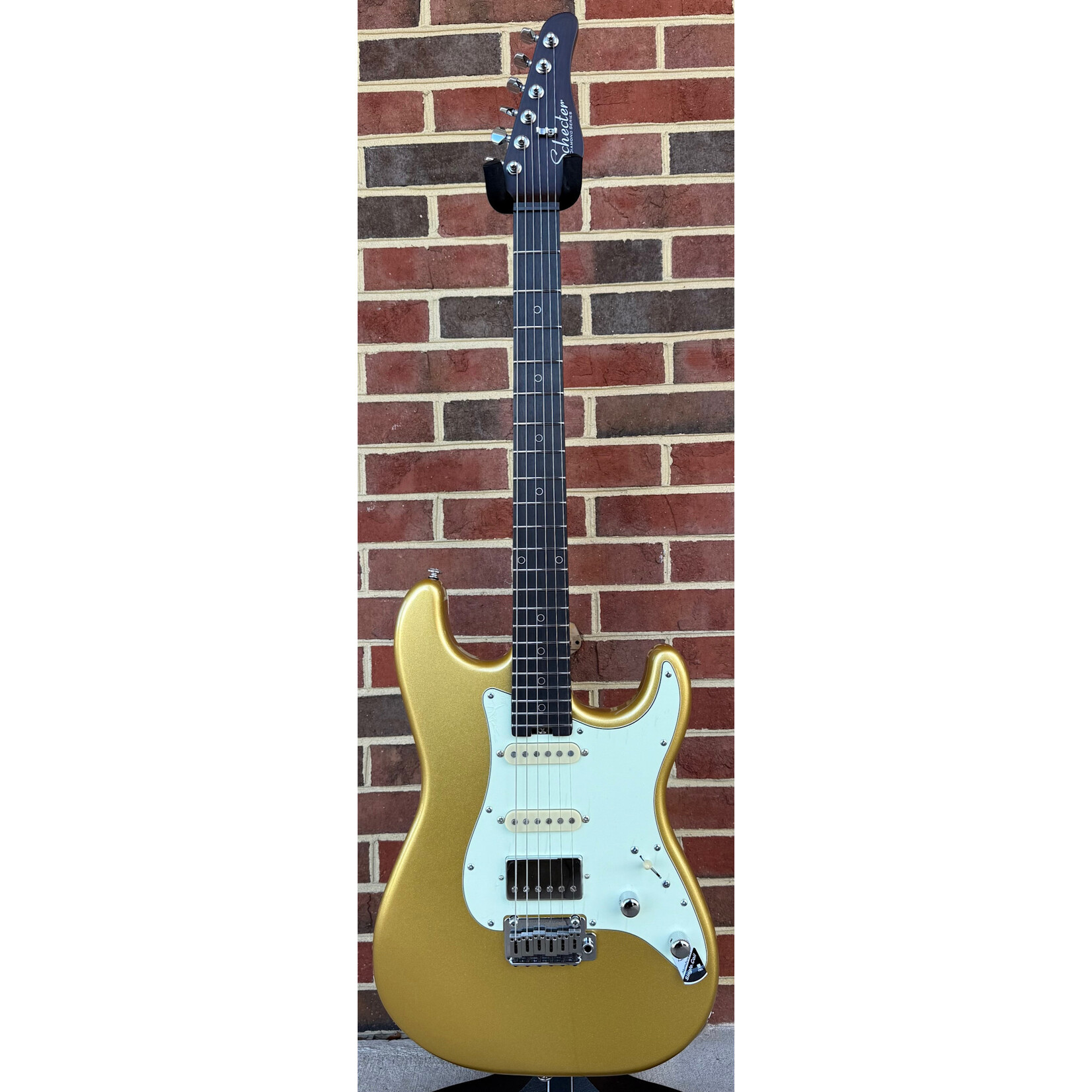 Schecter Guitar Research Schecter Nick Johnston Traditional HSS 10th Anniversary - Atomic Saffron