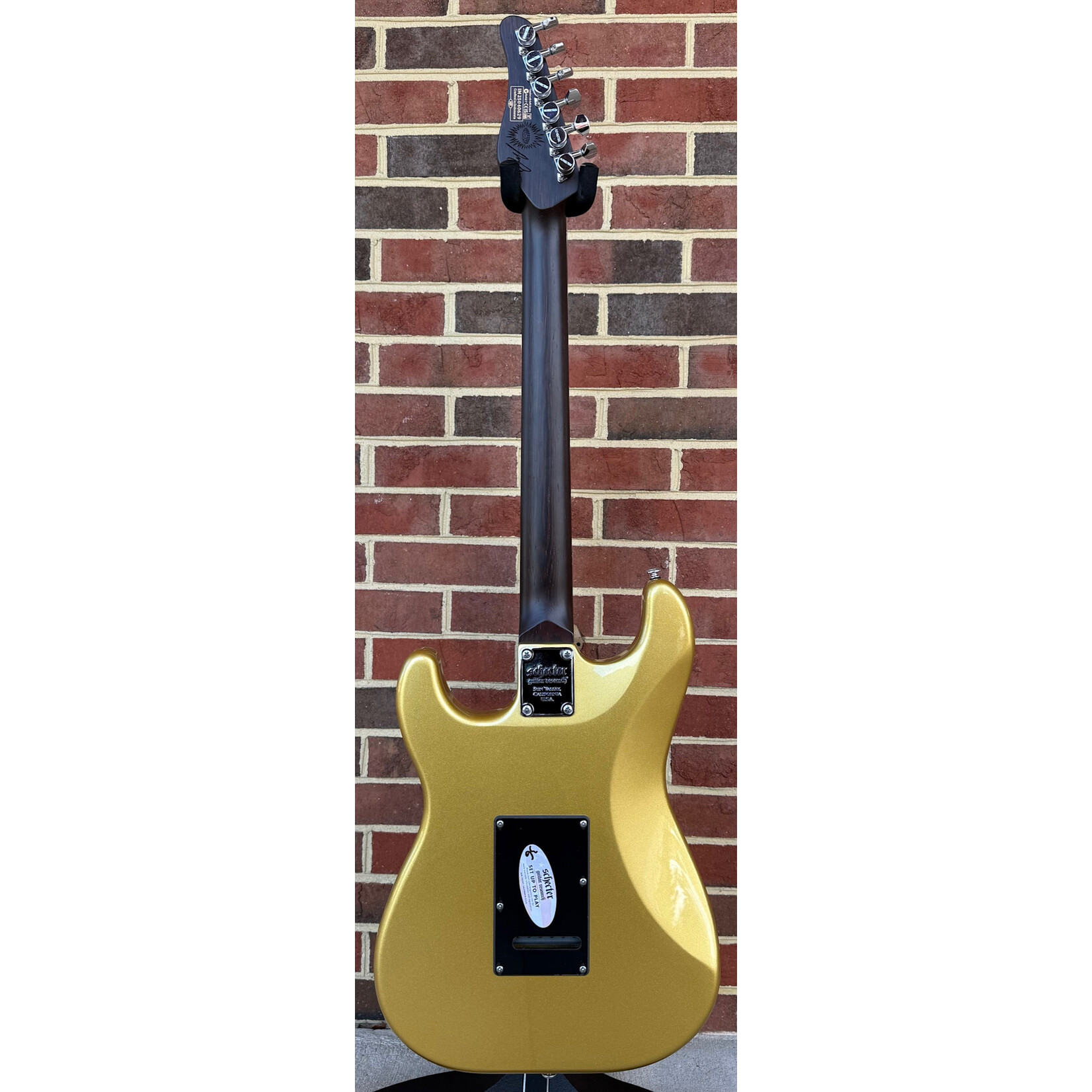 Schecter Guitar Research Schecter Nick Johnston Traditional HSS 10th Anniversary - Atomic Saffron