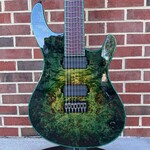 Mayones Mayones Regius 7 TT, Custom Color, True Temperament Frets, 4A Eye Poplar Top, Black Limba Body, Exotic II Neck, Bare Knuckle Pickups Black Hawk, Hipshot Bridge & Tuners, Hardshell Case