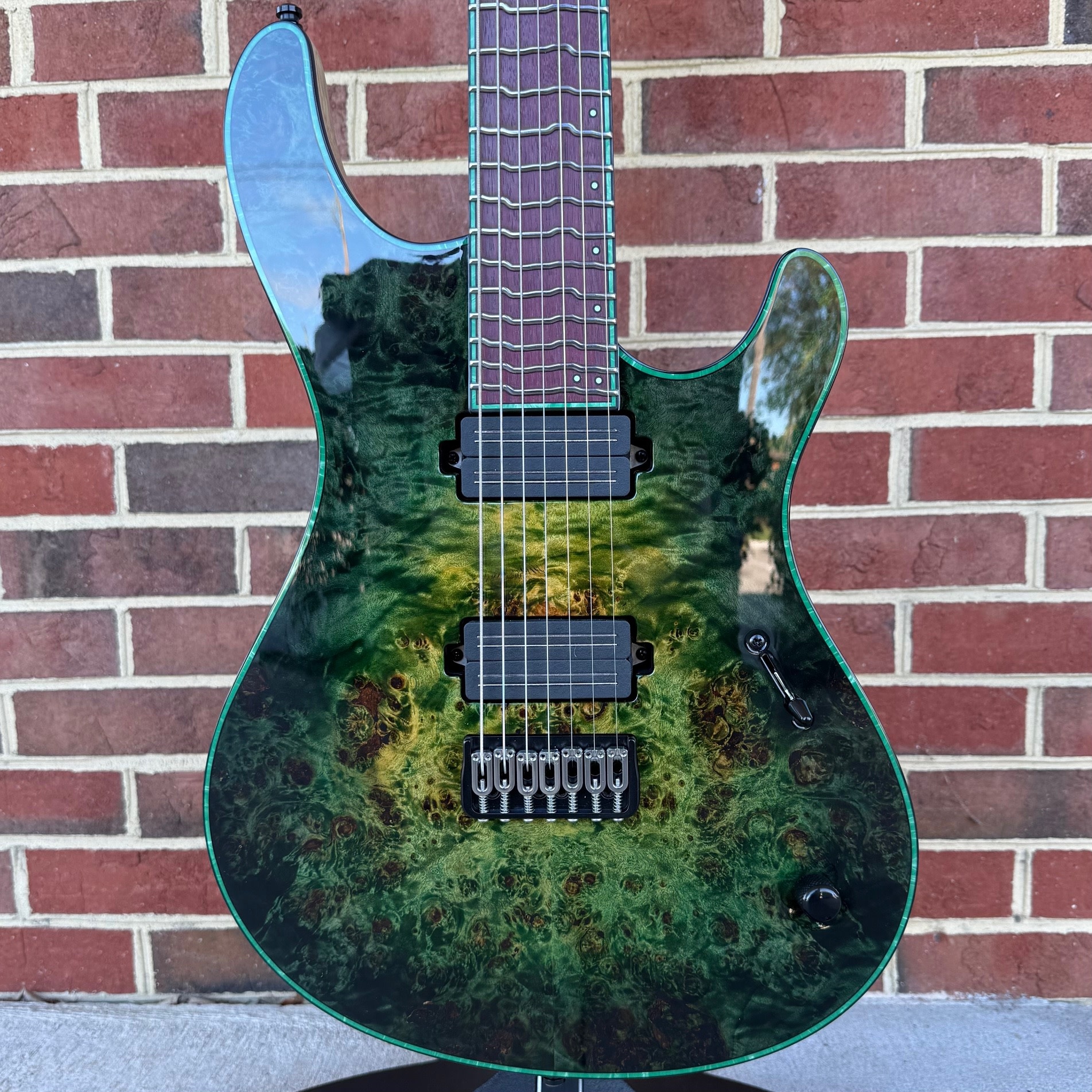 Mayones Regius 7 TT, Custom Color, True Temperament Frets, 4A Eye