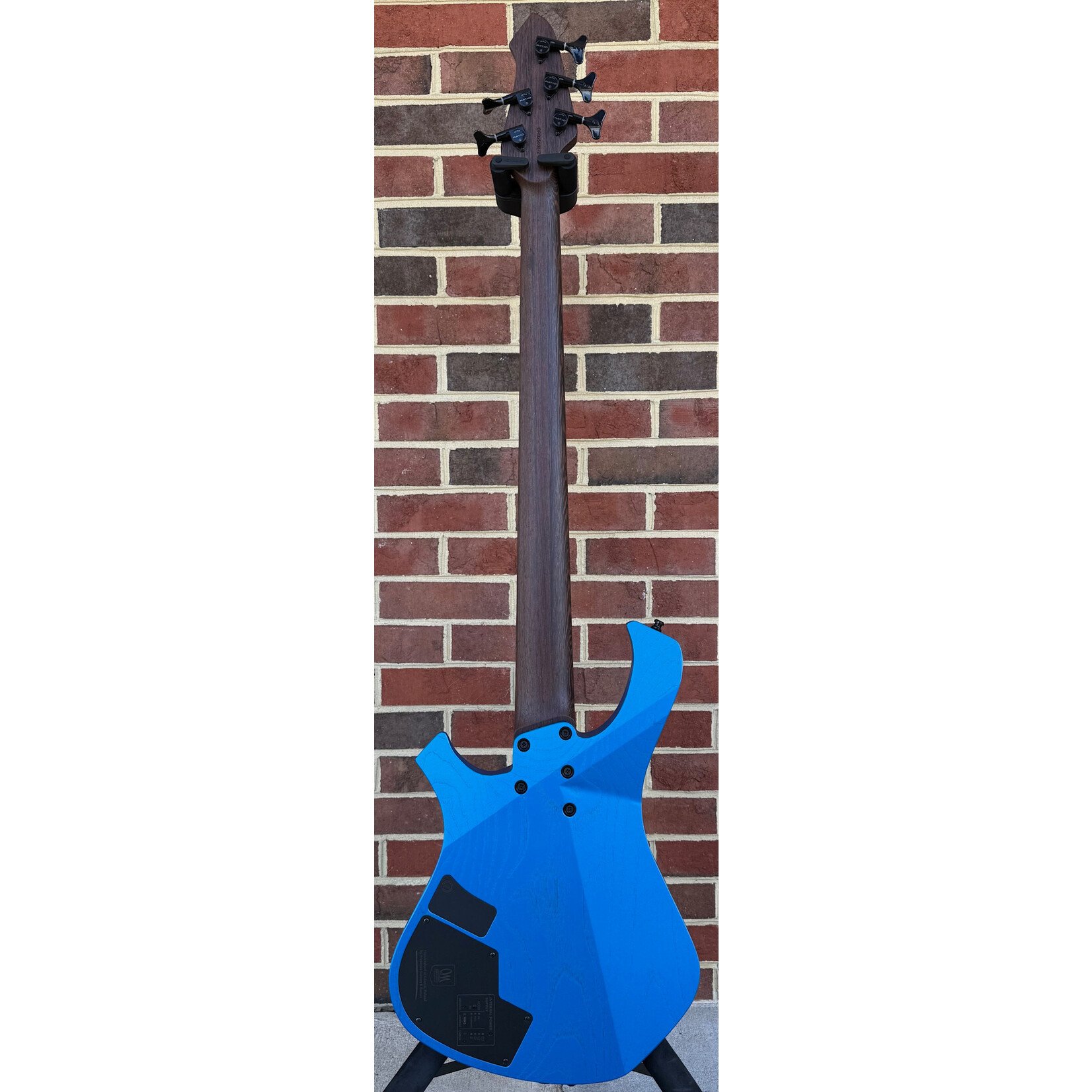 Mayones Mayones Ori Enji 5, Mecha Blue Matte, Swamp Ash Body, Wenge Neck & Fretboard, Velvetrone Grim VF Pickups, Mayones Hybrid Case