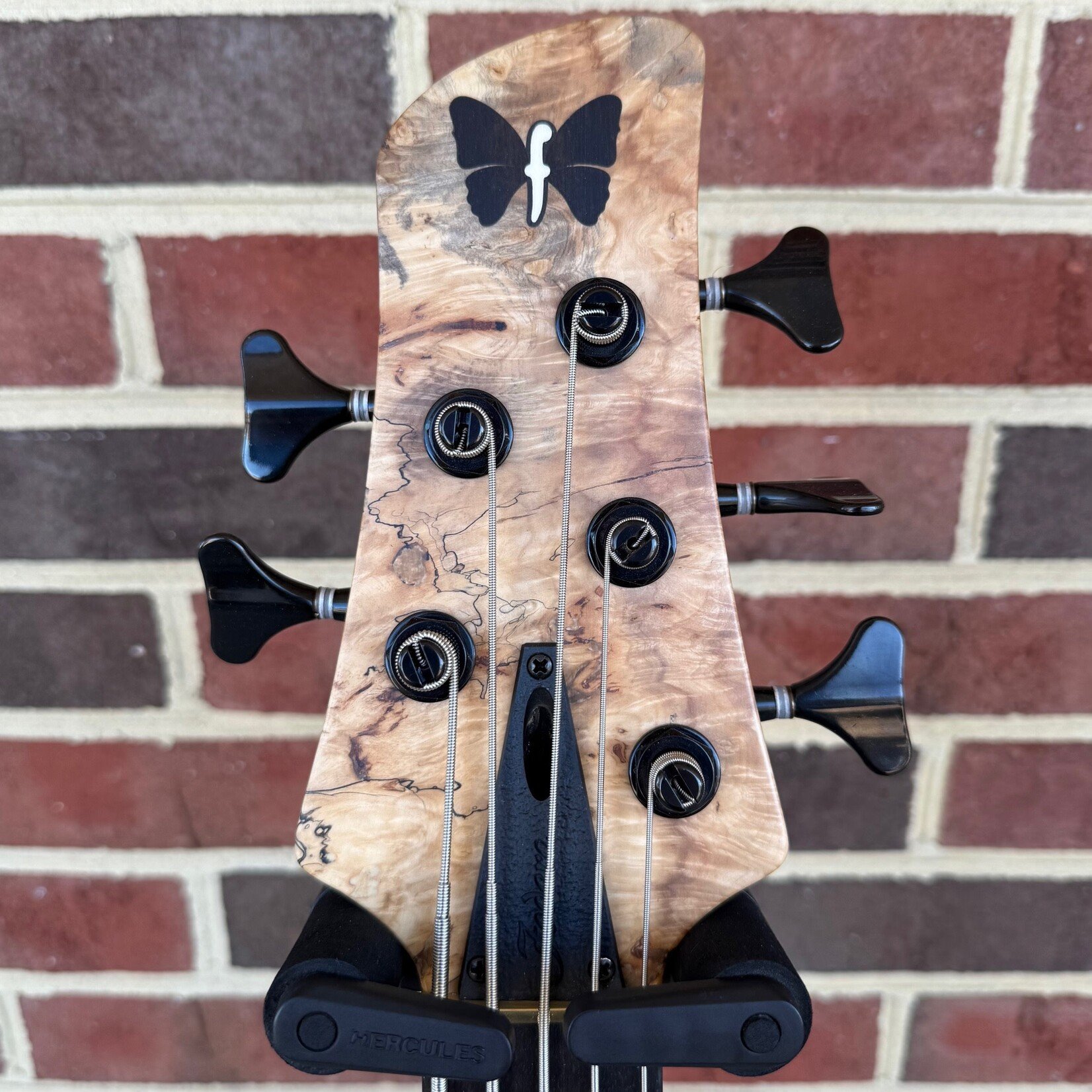 Fodera Fodera Imperial Elite, Chestnut Burl Top, Walnut Body, Alder Tone Block, Flamed Ebony Fretboard, Flamed Ebony Ramp, Chestnut Dot Inlays, Fodera/Duncan Dual Coil Pickups, Hardshell Case