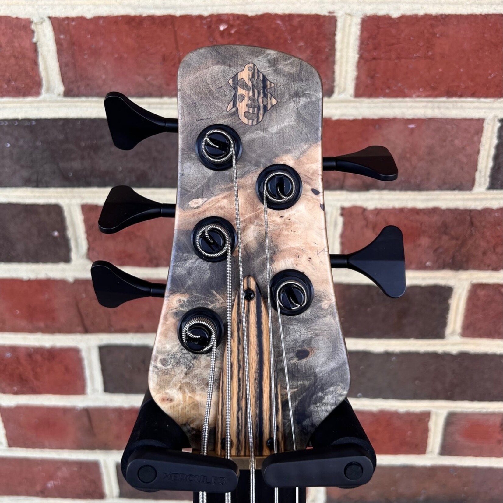 Spector Spector USA NS-5XL, The Music Loft 30th Anniversary, Buckeye Burl Top, Black Limba Body, 3pc Maple Neck - Charcoal Stain, Macassar Ebony Fretboard, Pale Moon Ebony 12th Fret Inlay, TSA Case (USED/CONSIGNMENT)