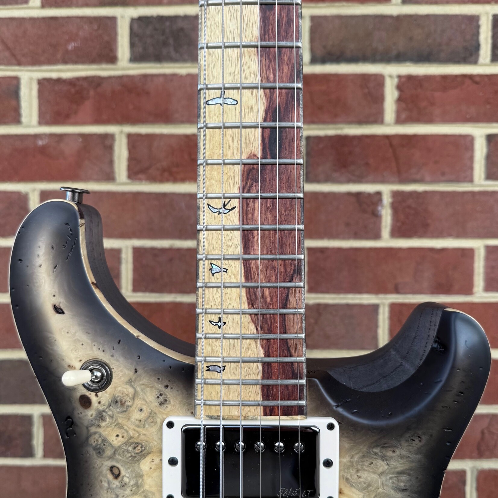 Paul Reed Smith Paul Reed Smith Private Stock #11942 , McCarty 594 Tremolo, Buckeye Burl Top, Swamp Ash Body, Hormigo Neck, Hormigo Fretboard, Smoked Black Hardware, Hardshell Case