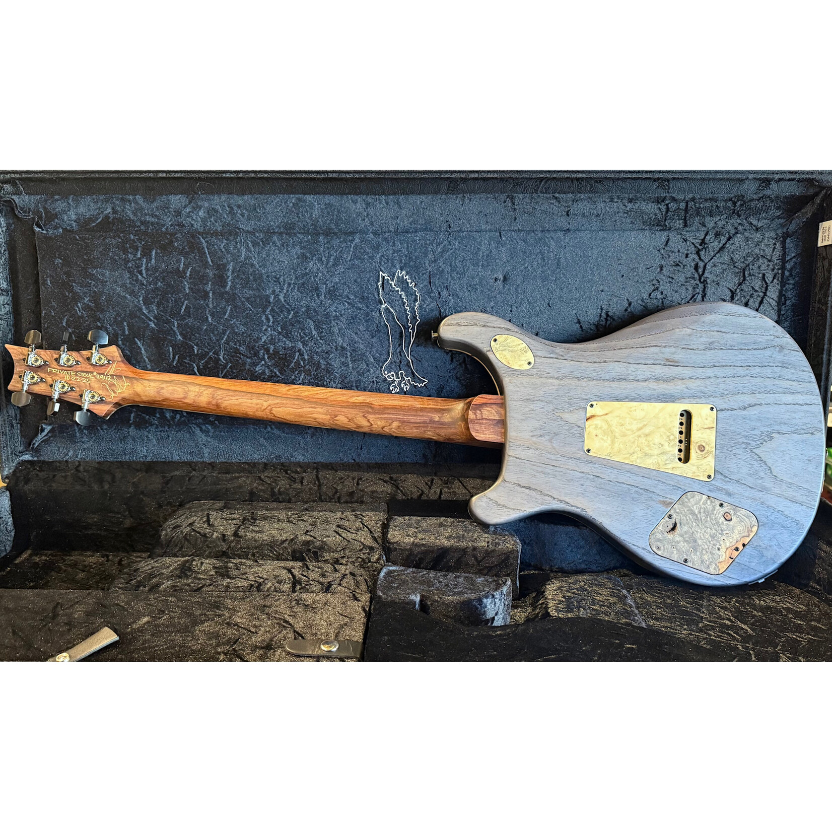 Paul Reed Smith Paul Reed Smith Private Stock #11942 , McCarty 594 Tremolo, Buckeye Burl Top, Swamp Ash Body, Hormigo Neck, Hormigo Fretboard, Smoked Black Hardware, Hardshell Case