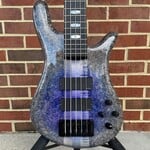 Spector Spector USA NS-5XL, Purple to Charcoal Reverseburst, Maple Burl Top, Swamp Ash Body, 3pc Maple Neck, EMG 40DCX Pickups, Darkglass Tone Capsule Preamp, TSA Hardshell Case